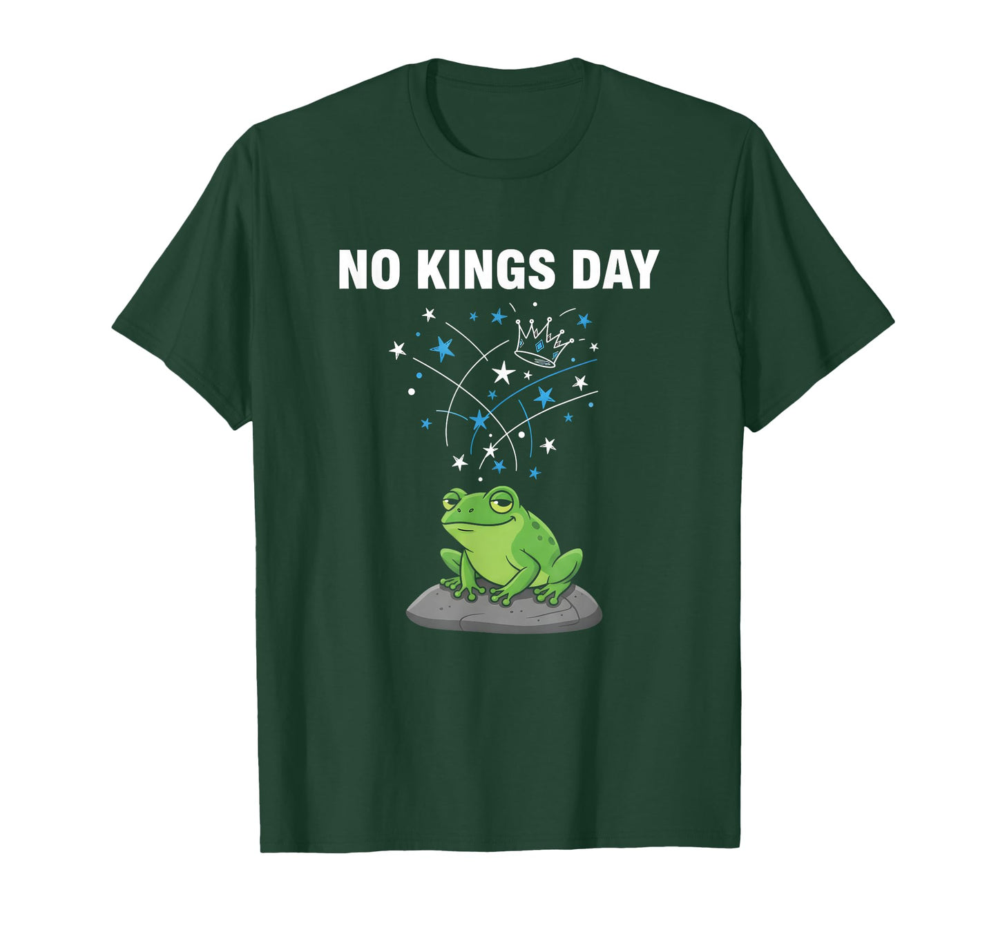 Frog Protest No Kings in America Democracy Patriotic Frog T-Shirt