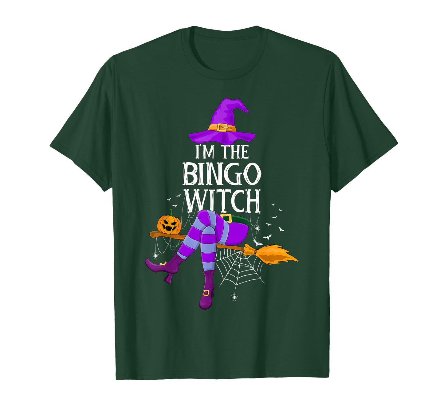 Matching Family Costume I'm The Bingo Witch Halloween T-Shirt
