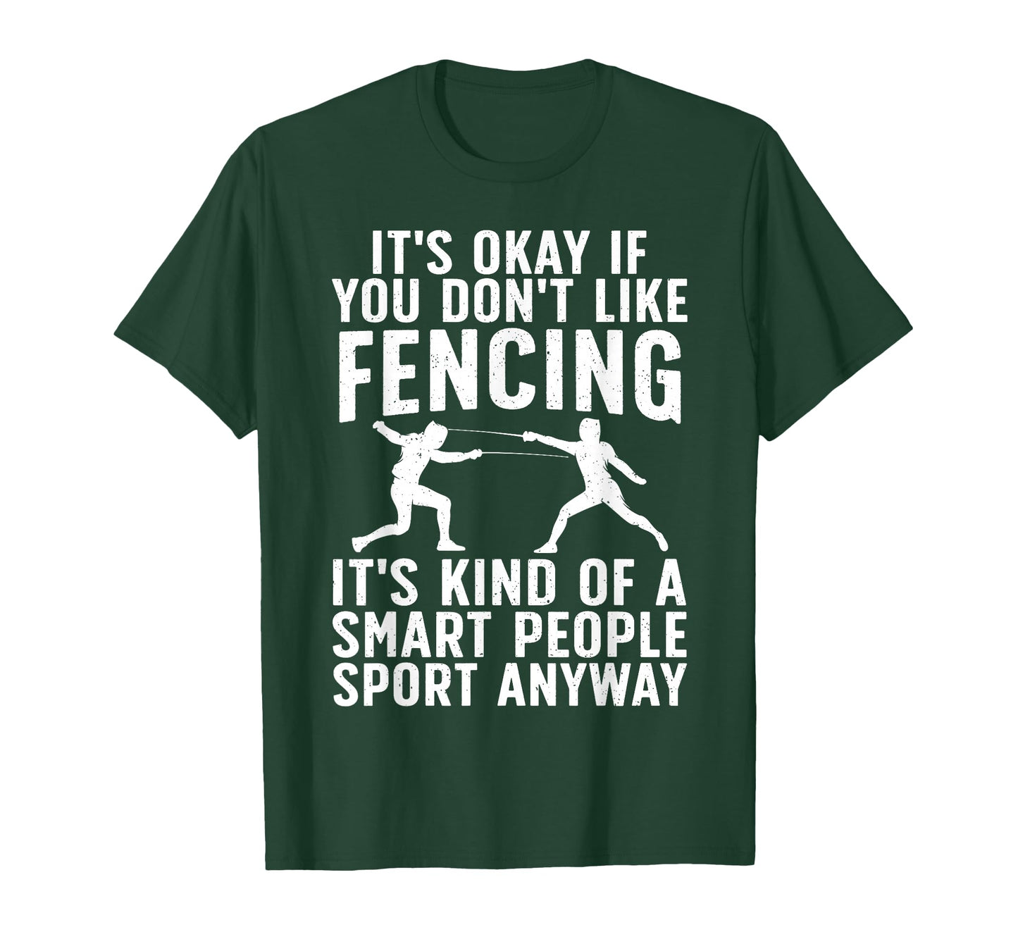 Funny Fencing Art For Men Women Kids Fencer Fencing Sport T-Shirt