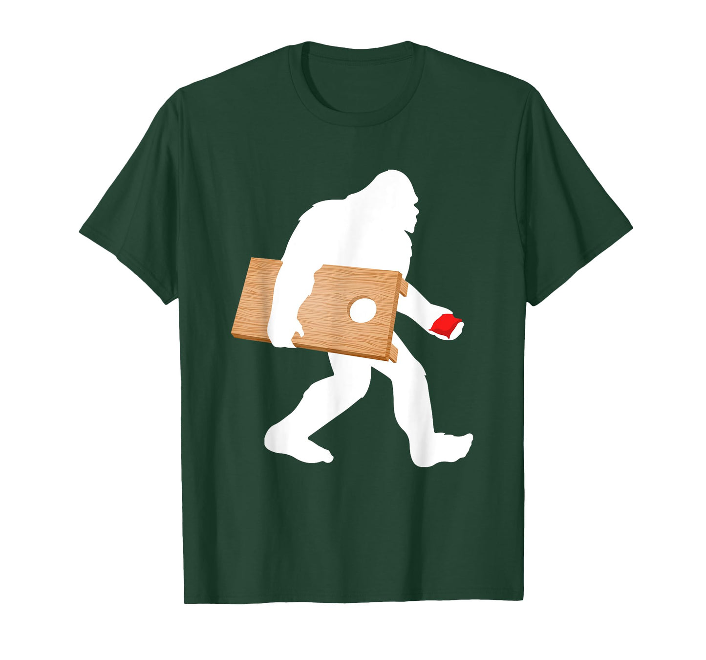 Funny Cornhole Art For Men Women Cornhole Players Lawn Game T-Shirt