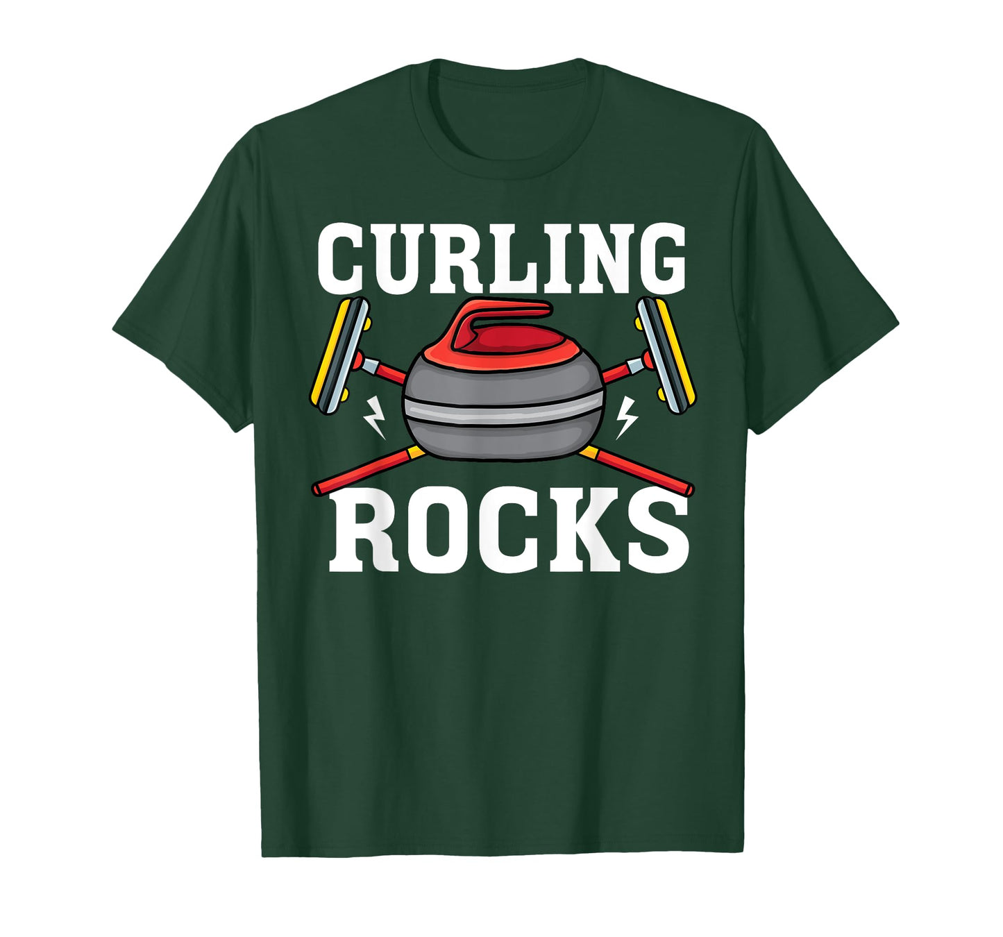 Curling rocks Broom curler Winter ice Sports lover Curling T-Shirt