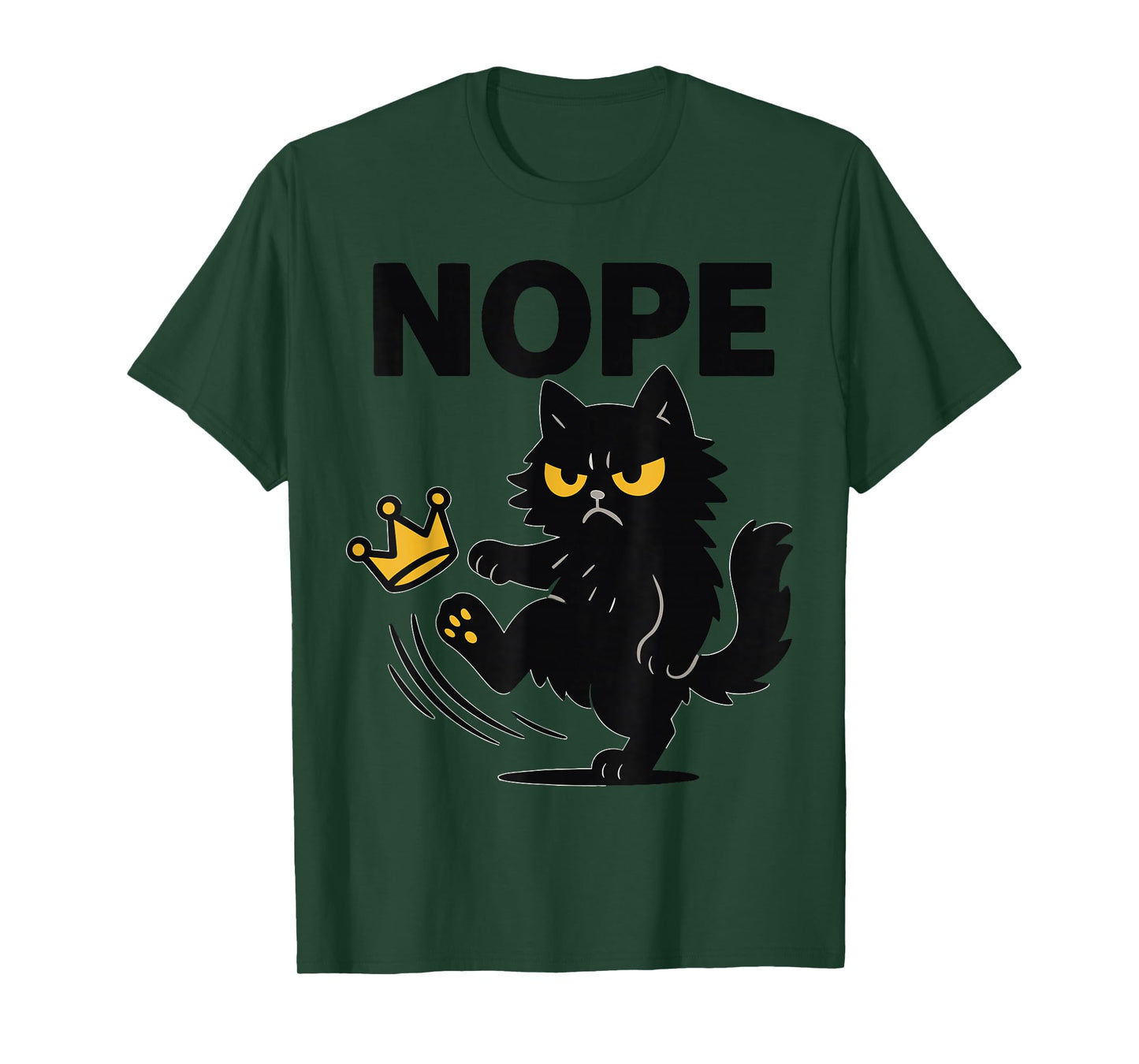 No Kings Nope Retro American Freedom Design T-Shirt