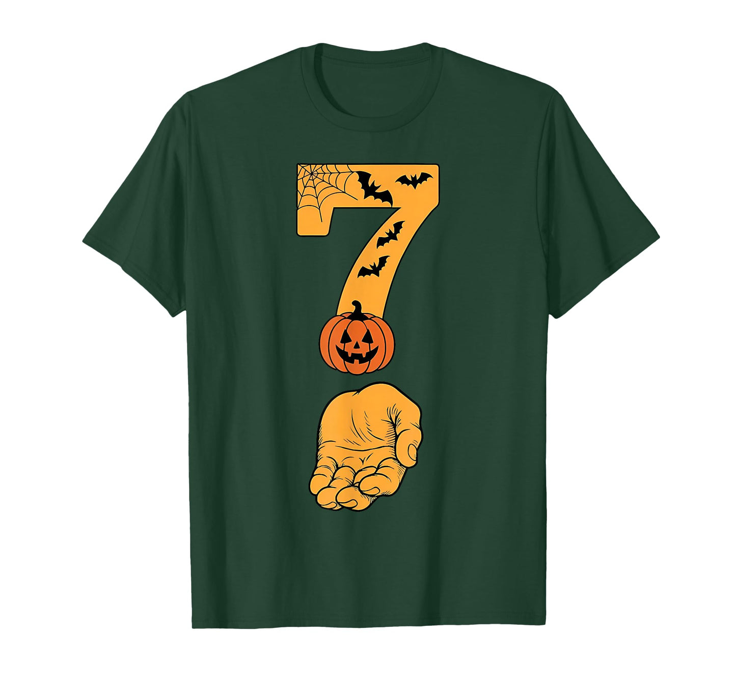 6 7 Six Seven Meme with Hand Spider Web Halloween Costume T-Shirt