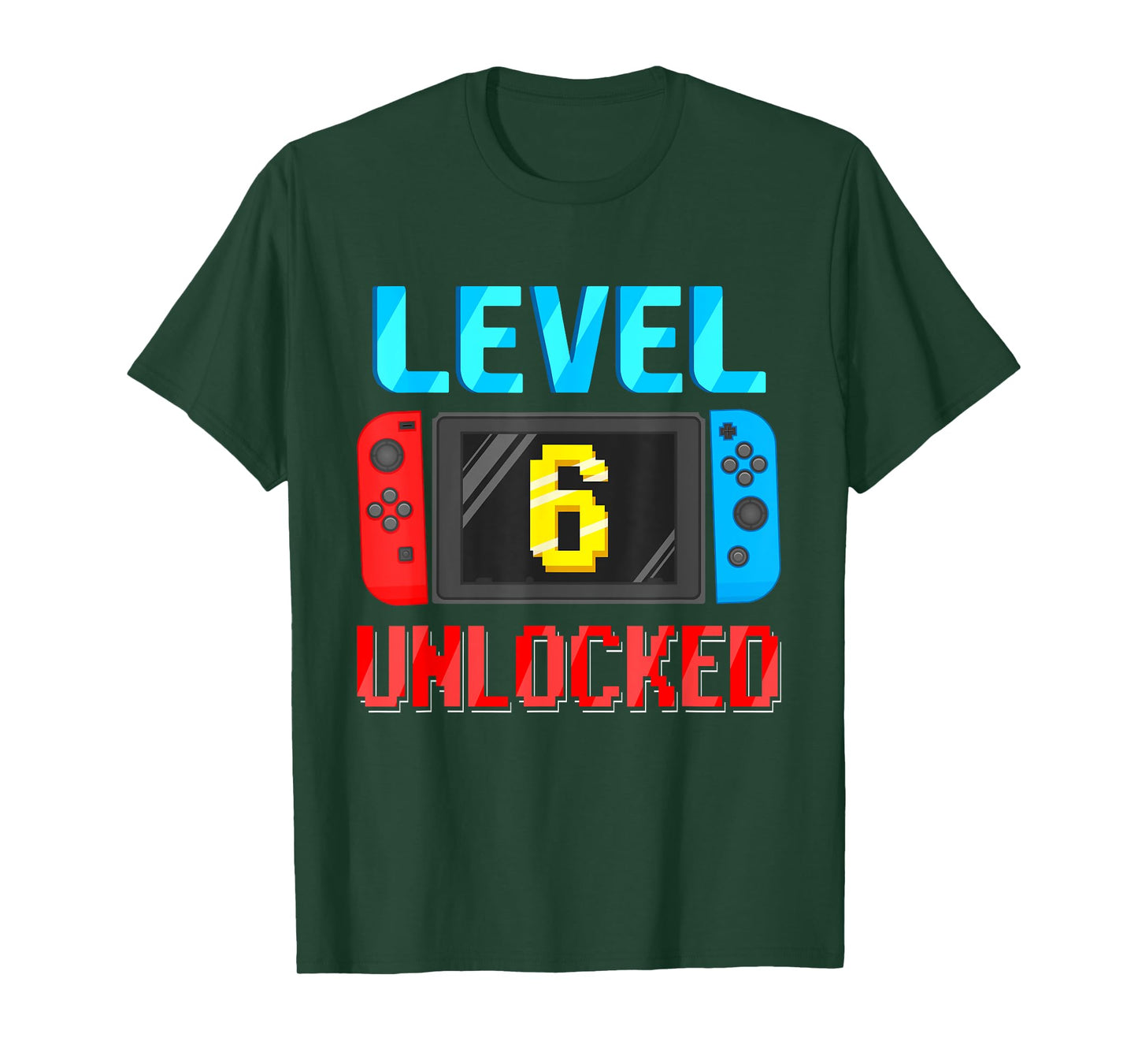 Level 6 Unlocked Birthday Video Gamer 6th Birthday Party T-Shirt