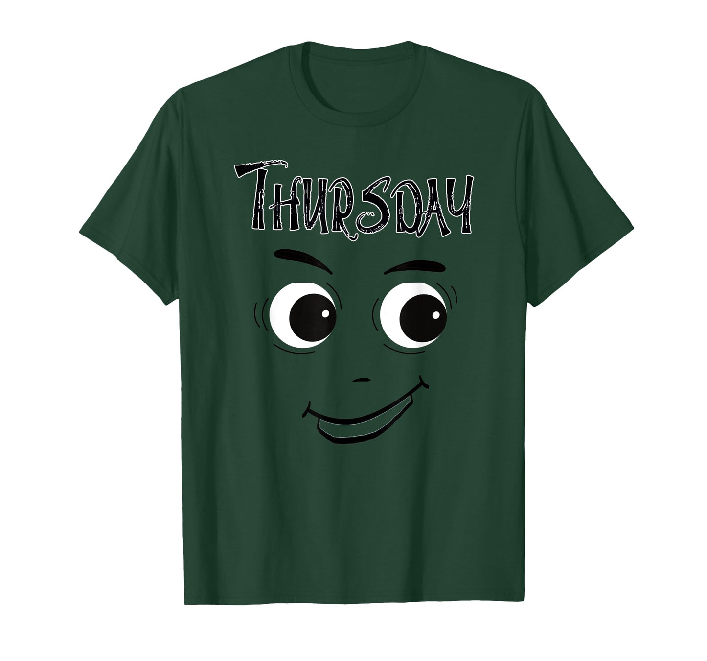 DAYS of the WEEK Tshirt 'THURSDAY' Distressed Funny Weekdays T-Shirt