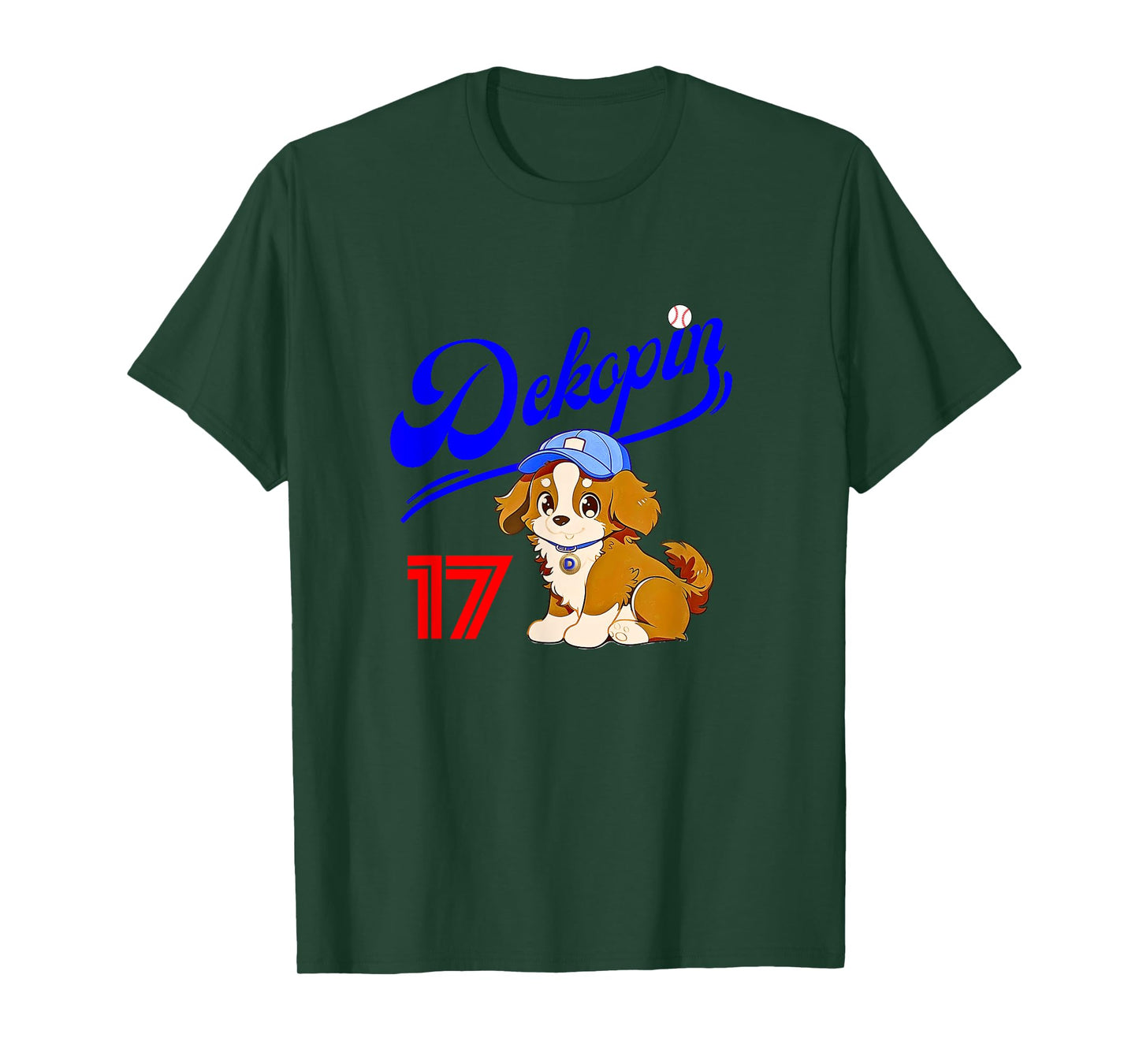 Decopin, Decoy, Dog Shirt, No.17, Otani, Pet Dog, Koi Kerhondier, Baseball Game, Decoy T-Shirt