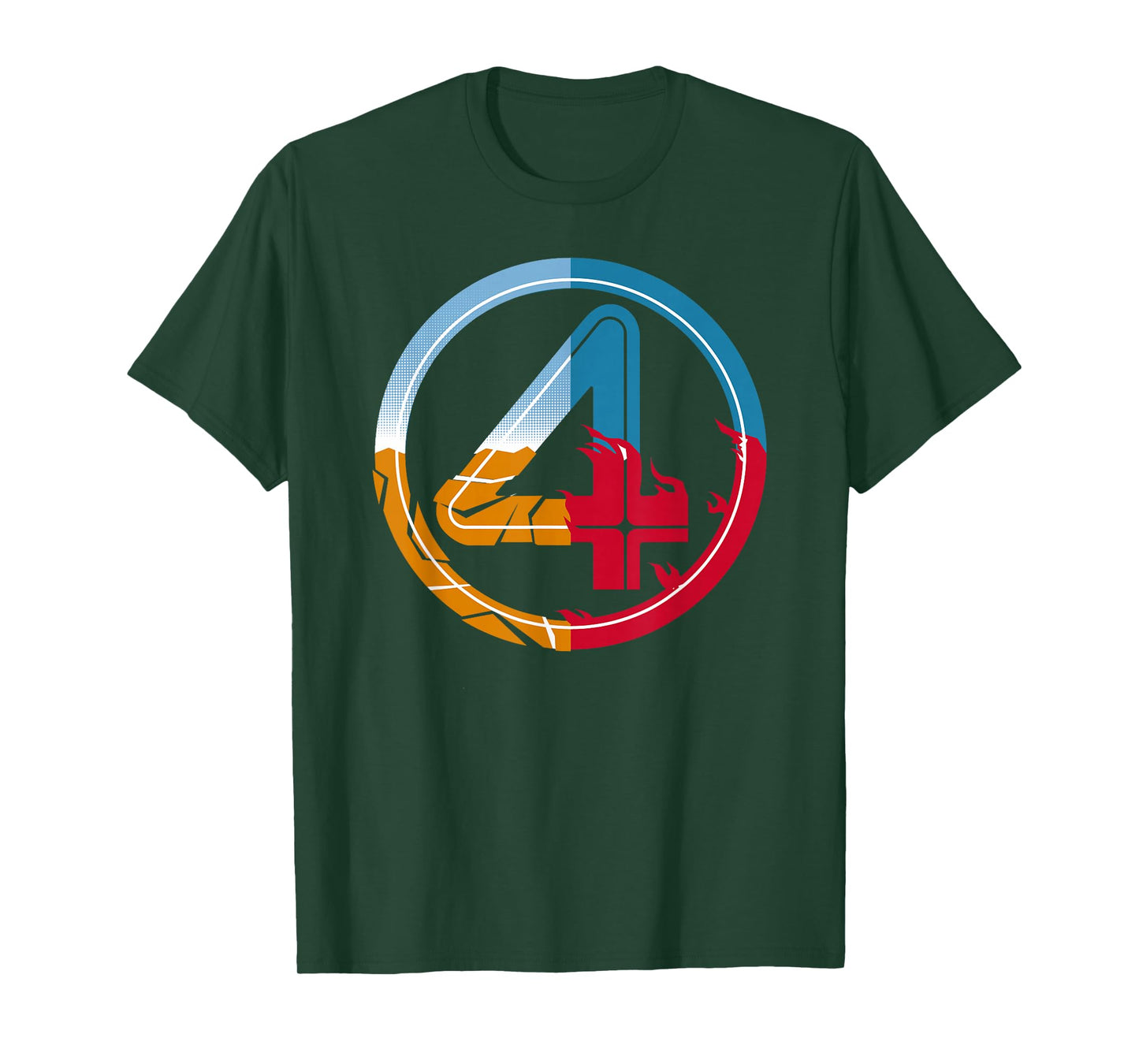 Marvel The Fantastic Four: First Steps Super-Powered 4 Logo T-Shirt