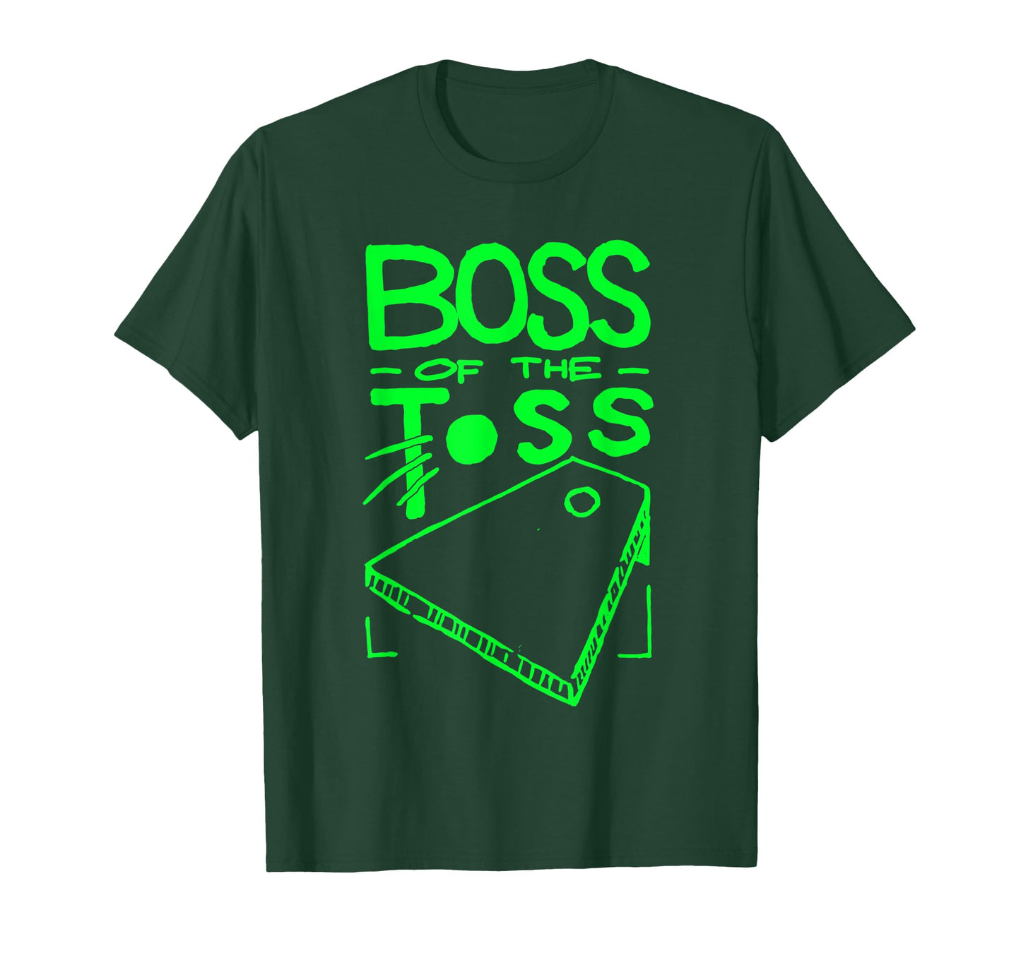 Boss of the Toss Cornhole Game Champ T-Shirt