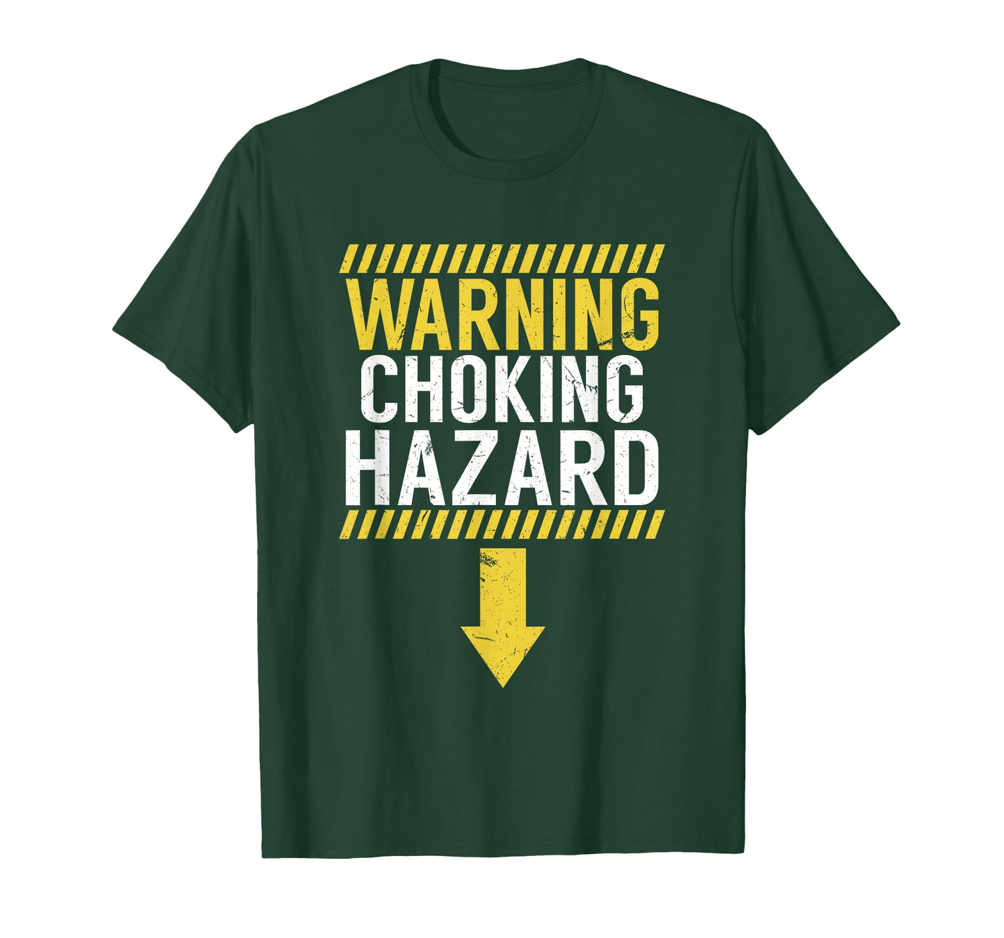 Warning Choking Hazard | Funny Dick Joke Gift for Men T-Shirt