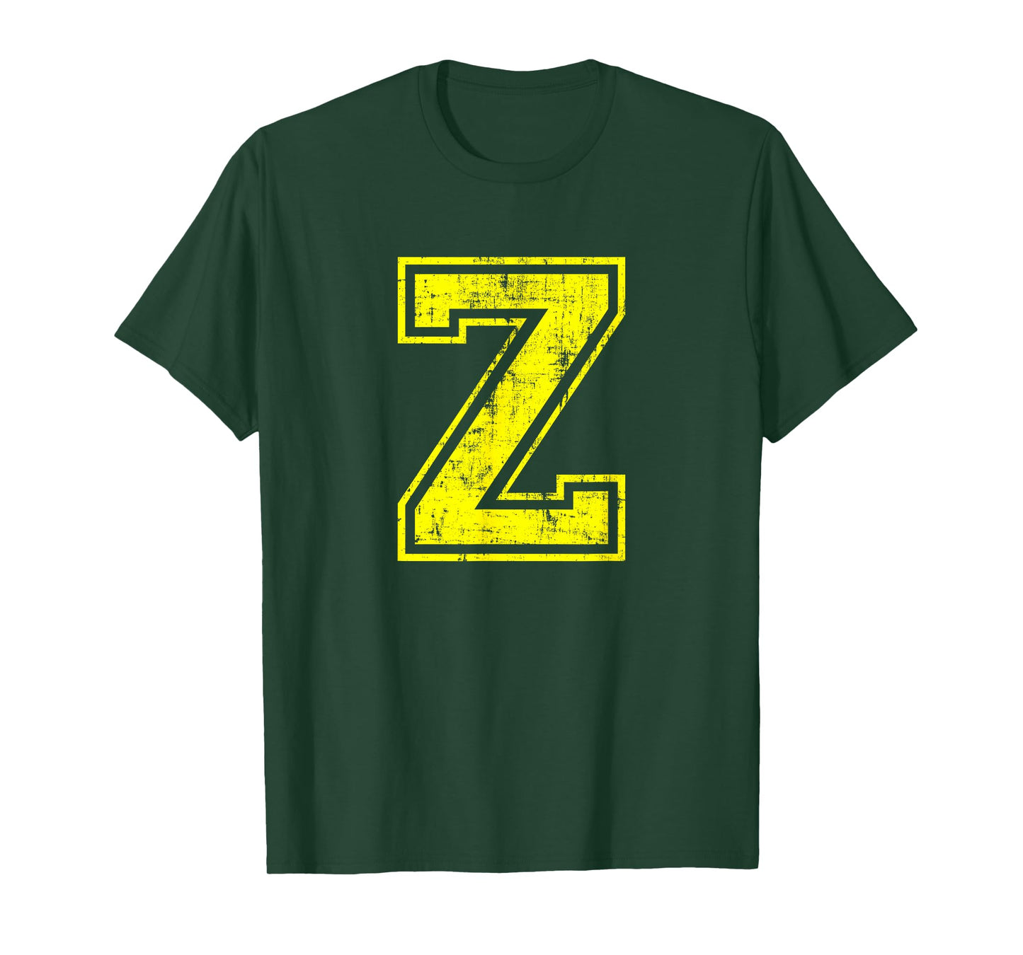 Letter Z Uppercase Alphabet Classic School College Varsity T-Shirt