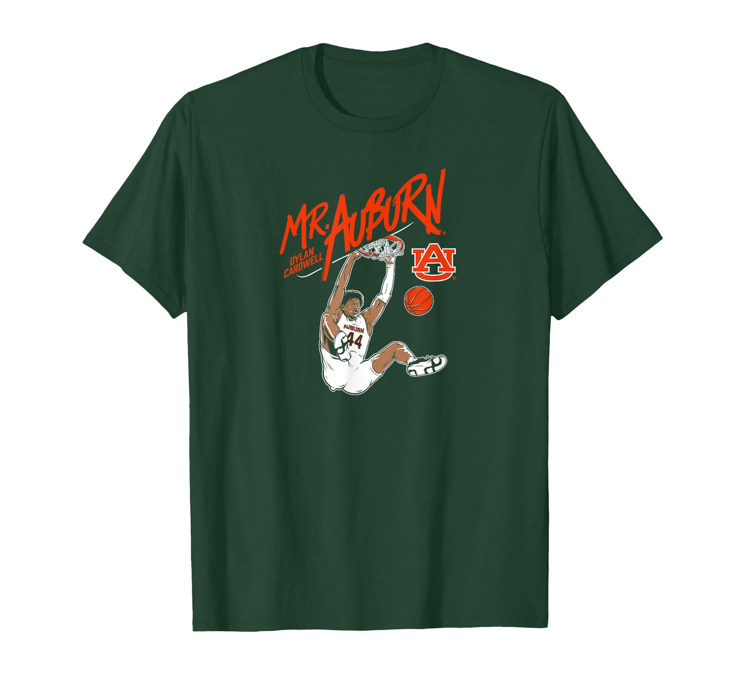 Dylan Cardwell - Mr. Auburn - Auburn Tigers Basketball T-Shirt
