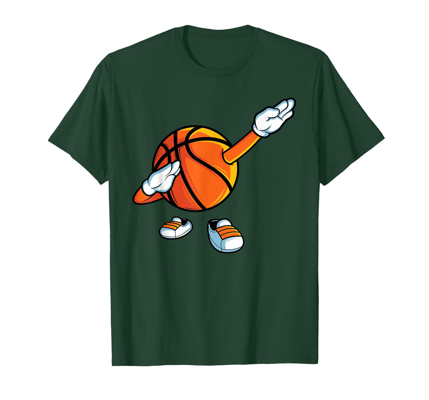 Funny Dabbing Basketball Dancing Ball Game In Shoes For Boys T-Shirt