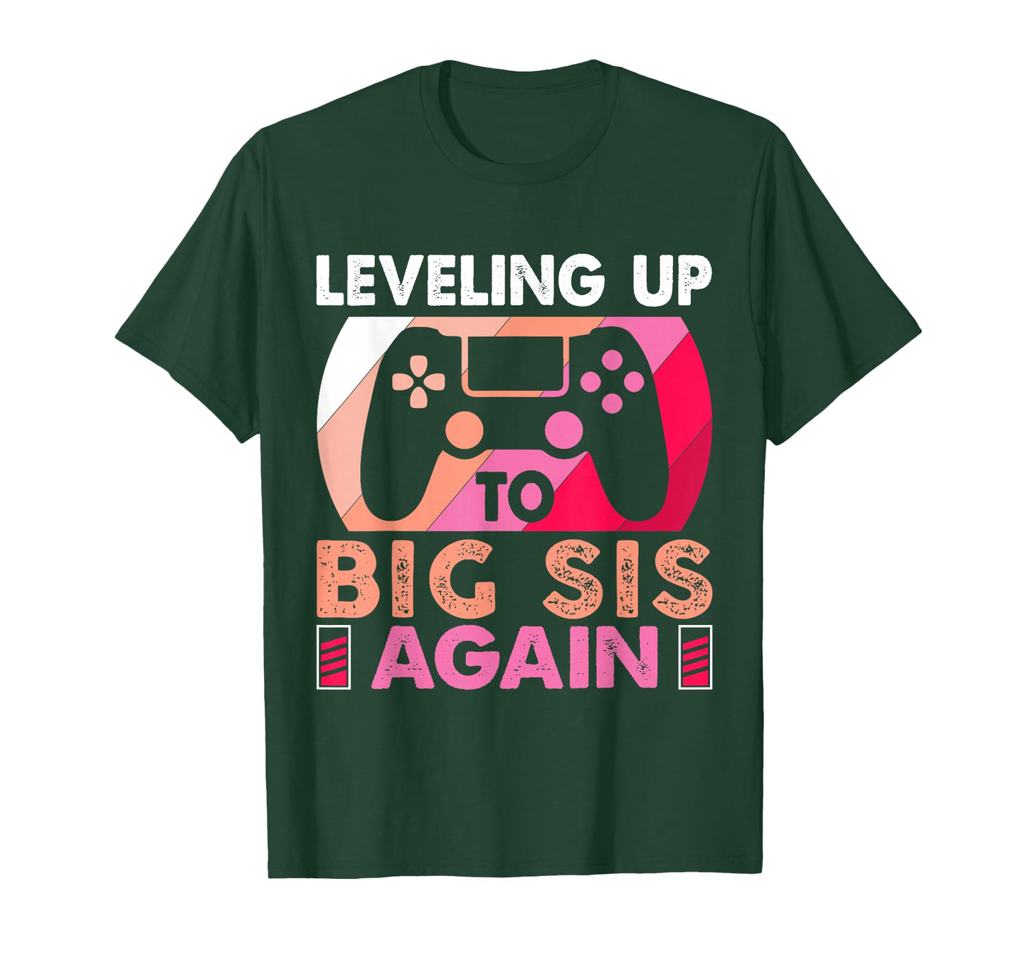 Leveling Up To Big Sis Again Promoted to Big Sister Again T-Shirt