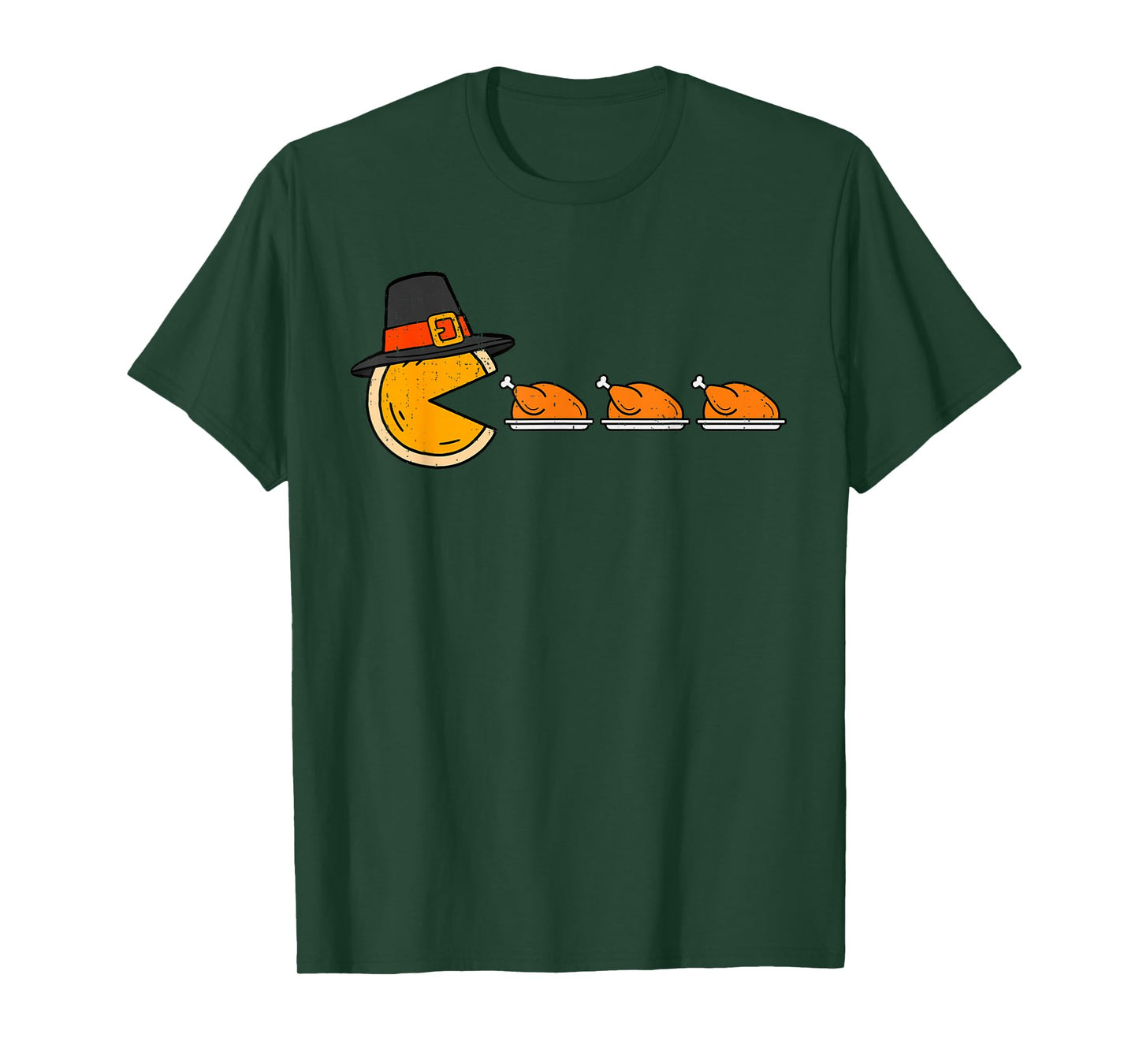 Funny Video Game Eating Turkey Thanksgiving Gamer Boys Kids T-Shirt