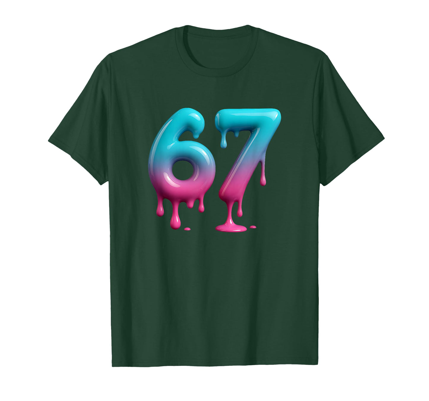 Six Seven 67 Meme for Gen Alpha Kids and Adults 6 7 T-Shirt