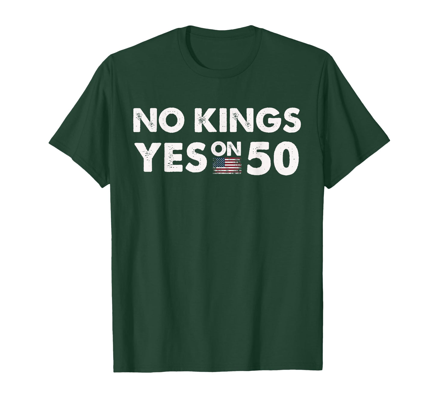 Yes On 50 Fair Elections in All 50 States Flag Funny Style T-Shirt