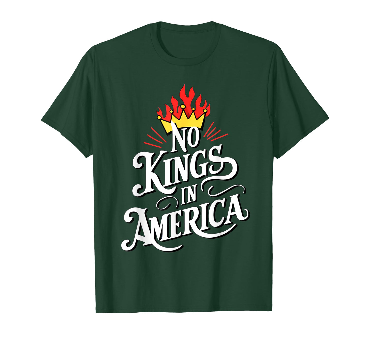 No Kings In America Democracy Court Ruling Saying T-Shirt