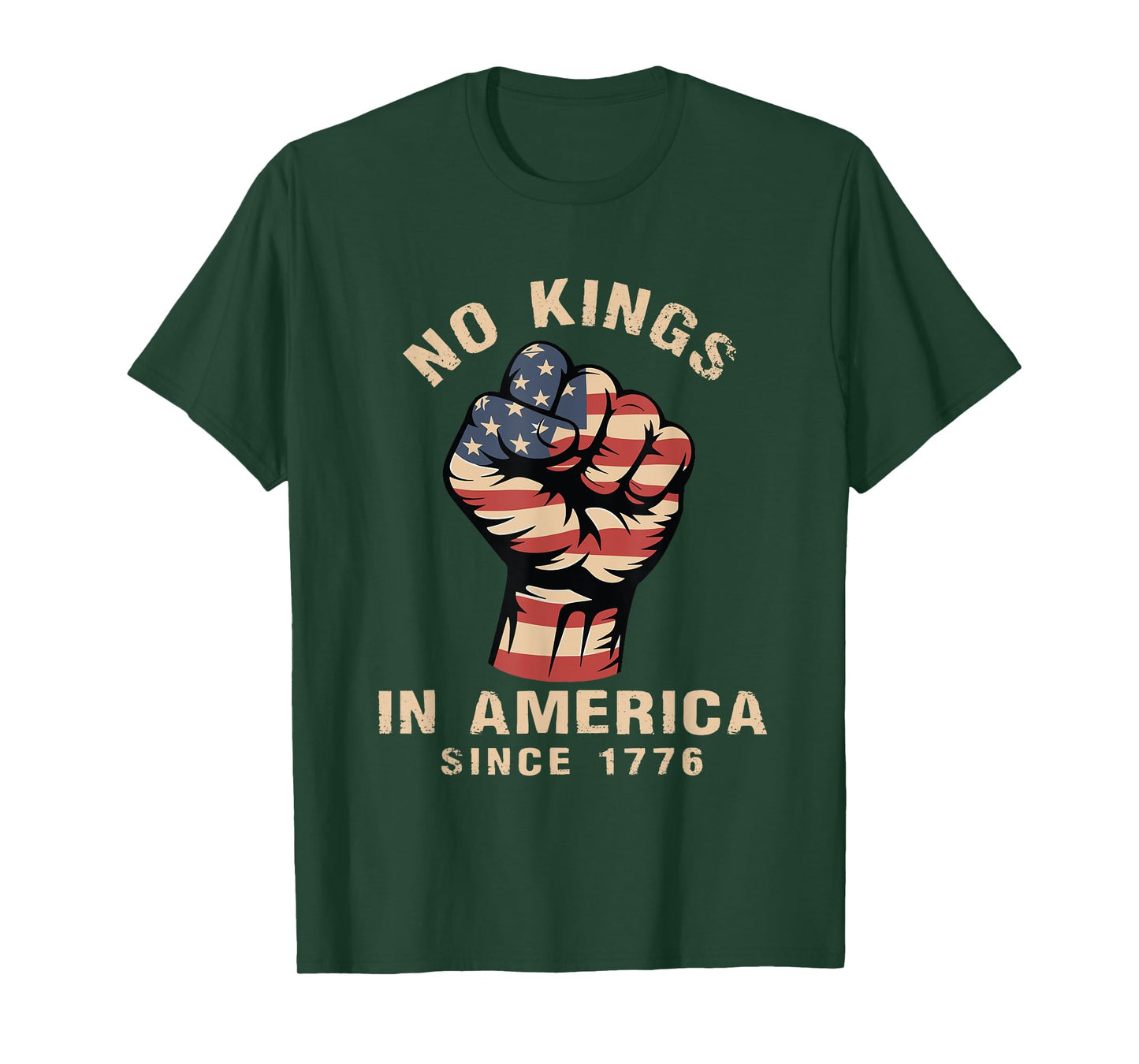 No Kings In America Since 1776 Freedom March T-Shirt