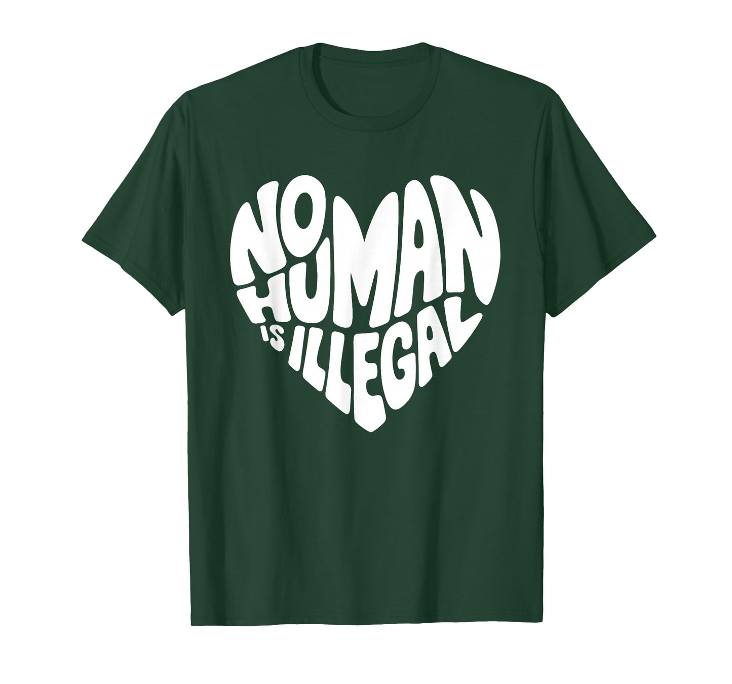 No Human Is Illegal Heart Keep The Immigrant Social Justice T-Shirt