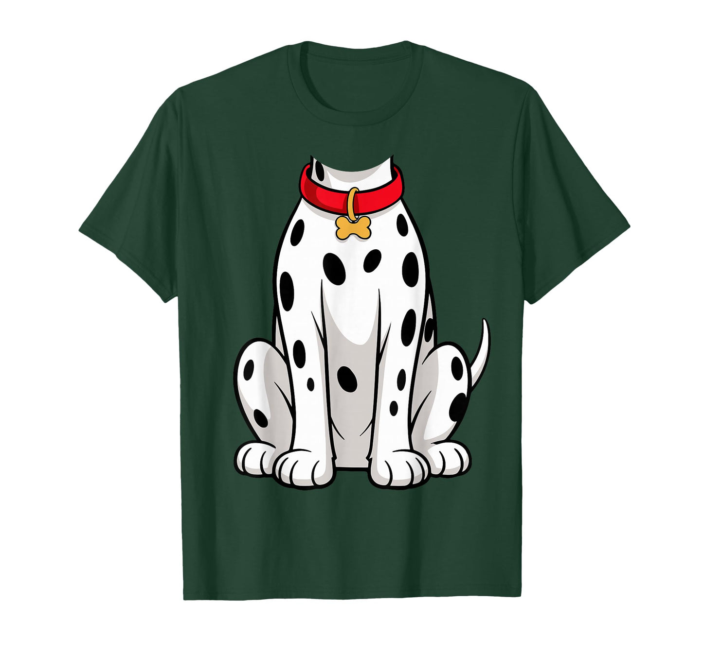 Dalmatian Shirt Adult Men Women Kids Dalmatian Costume T-Shirt