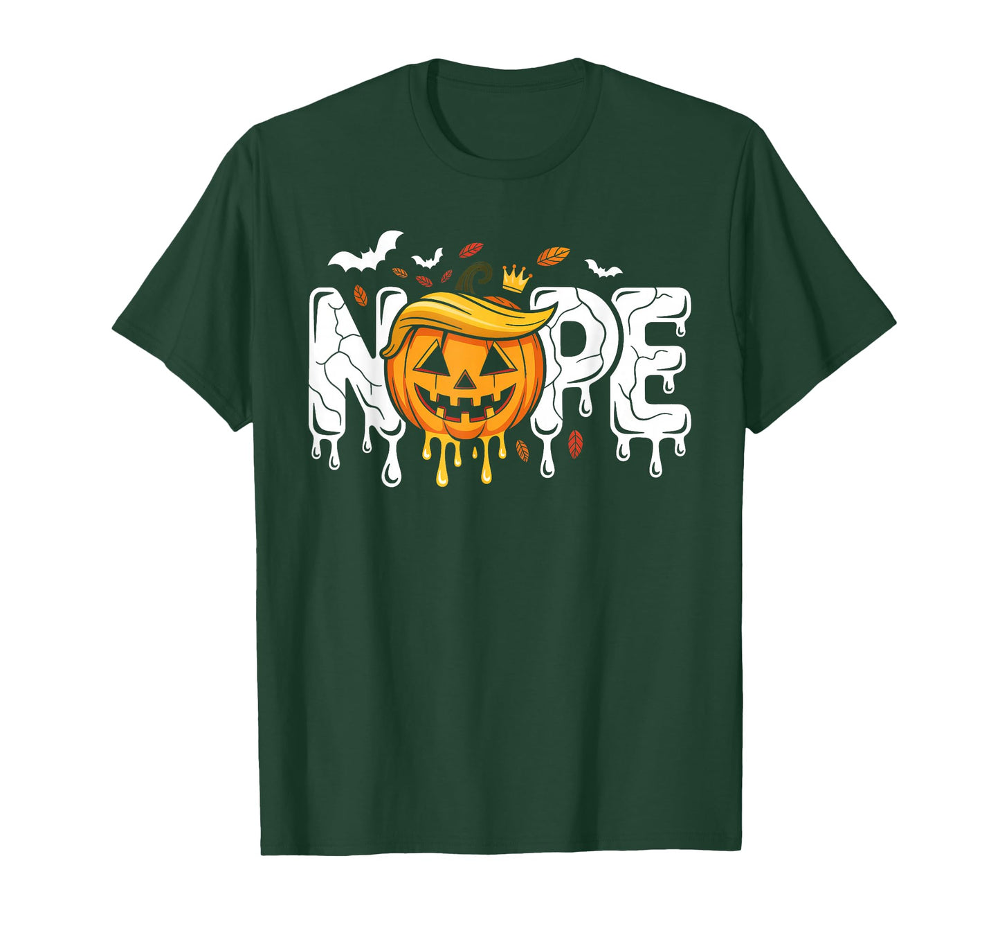Funny No Kings Halloween 2025 Distressed USA Flag T-Shirt