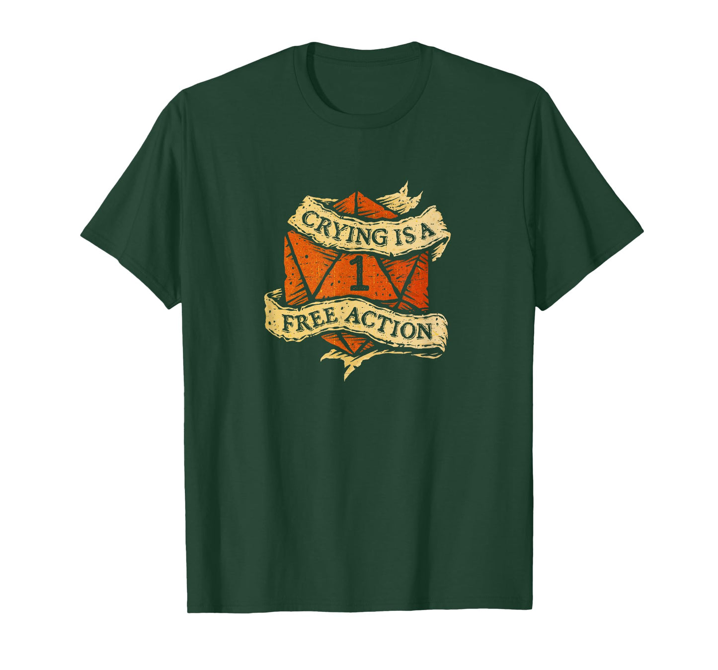 Crying Is A Free Action T-Shirt