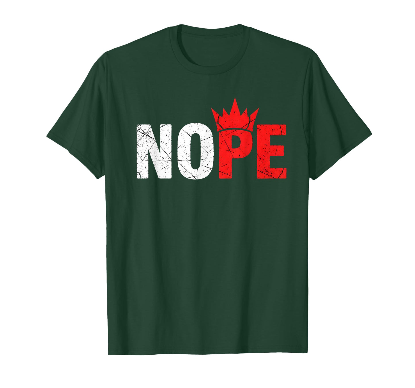 No Kings Nope Protest Sign No Kings in America Democracy T-Shirt
