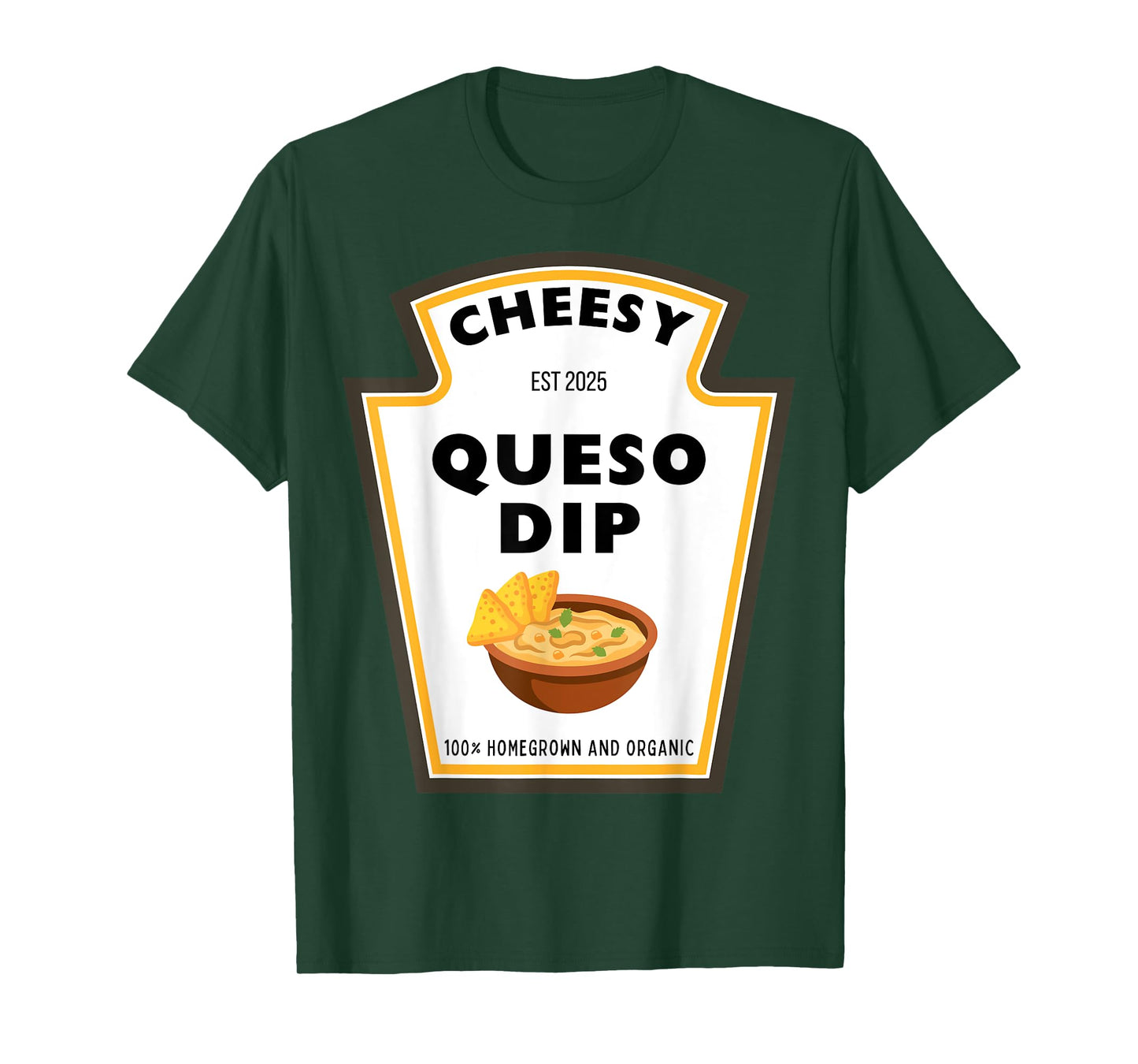 Delicious Cheesy Queso Dip Condiment Costume Party Matching T-Shirt