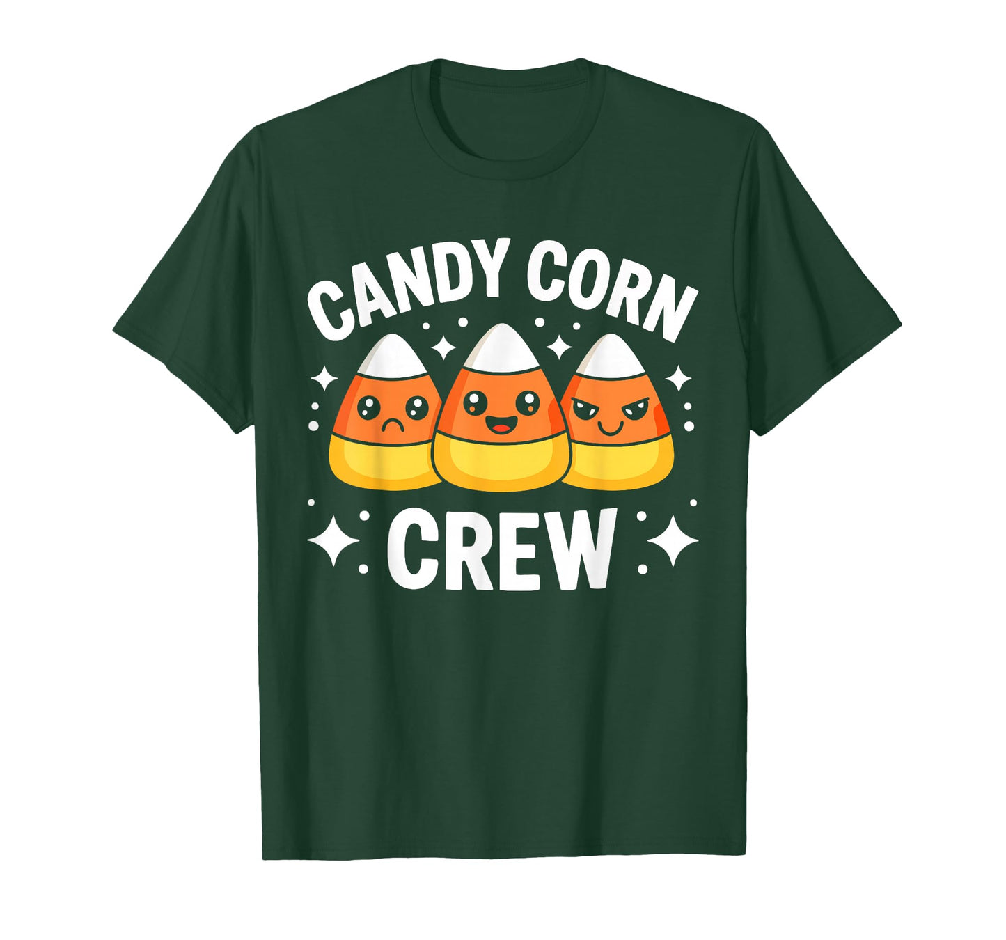 Candy Corn Crew Shirt Adult Kids Men Women Halloween Costume T-Shirt
