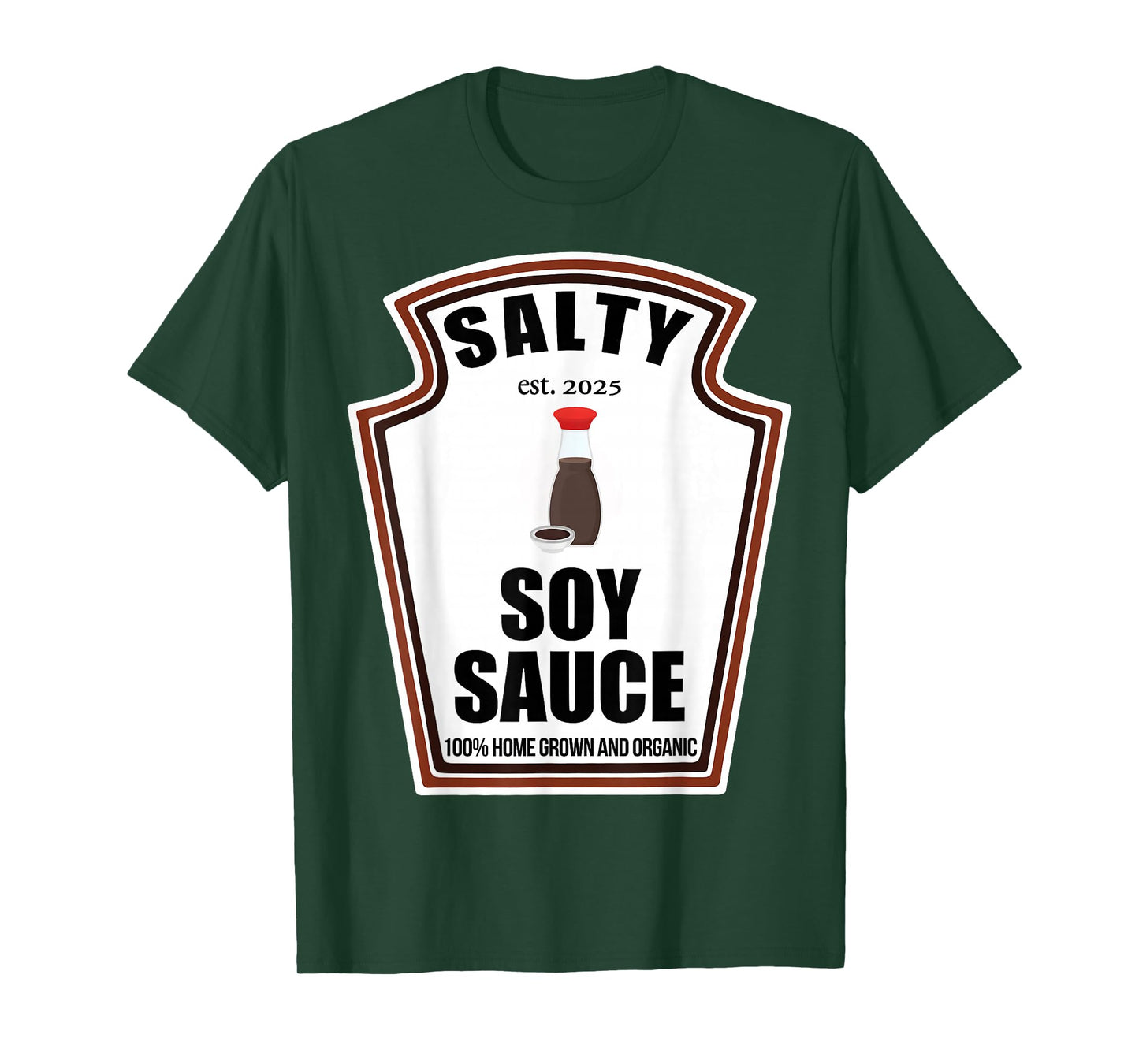Salty Soy Sauce Condiment Spice Costume Party Matching T-Shirt