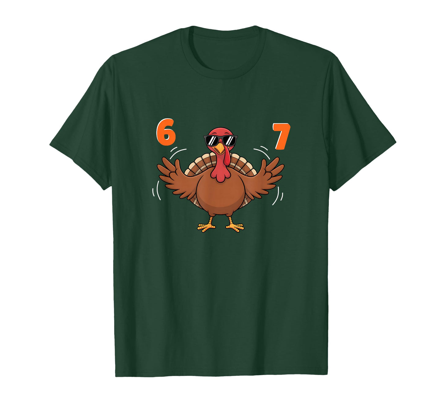 Funny 67 Thanksgiving Shirt Middle School 6 7 Funny 67 Meme T-Shirt