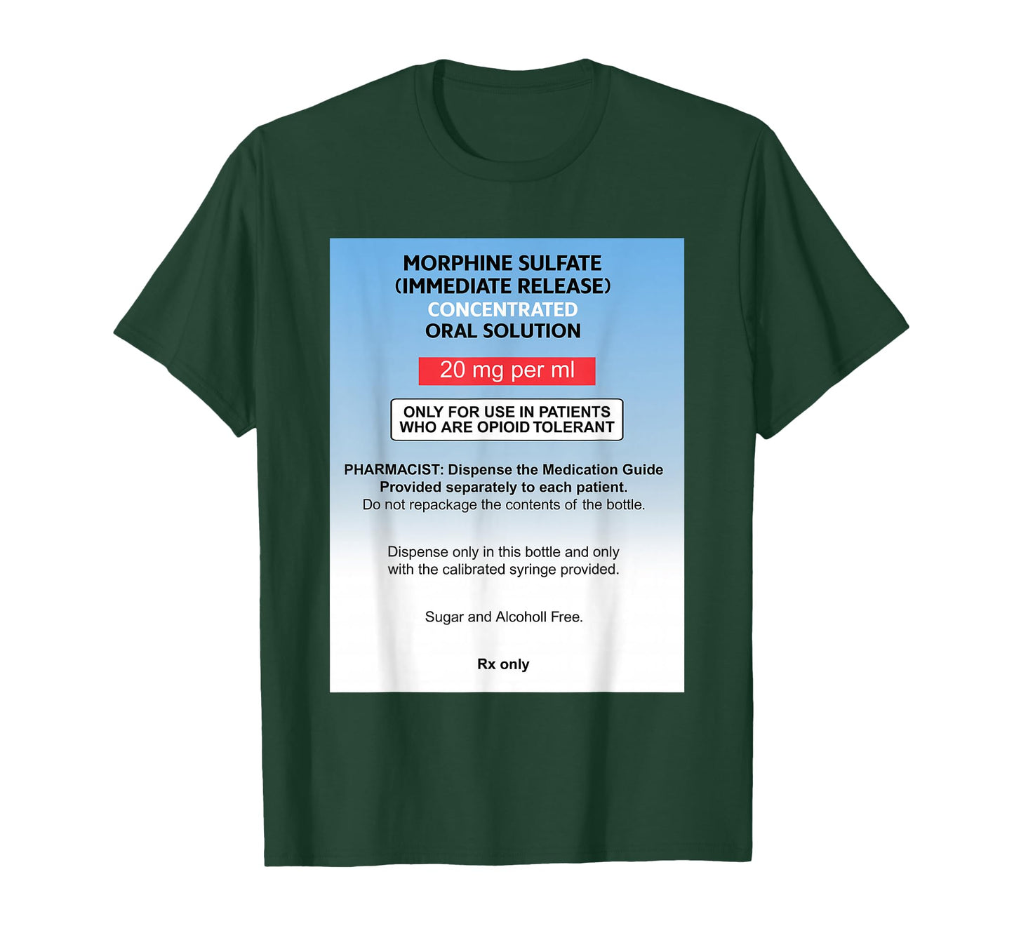 Pharmacy Medical Halloween Costume Nurse Propofol Matching T-Shirt
