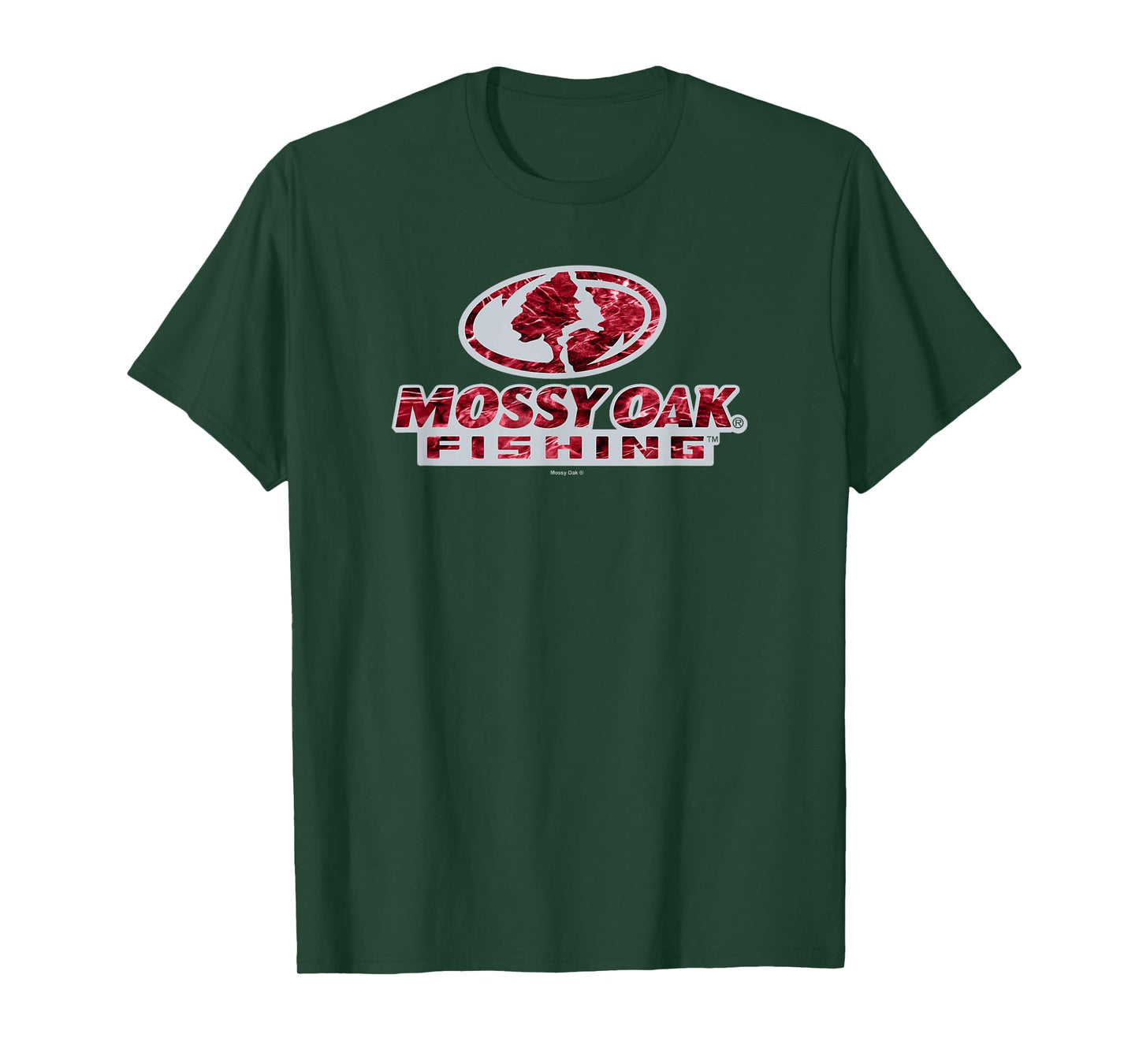 Mossy Oak Fishing Open Water Classic Red Logo T-Shirt