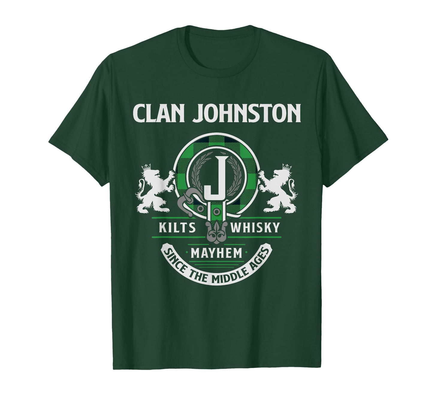 Clan Johnston Scottish Surname Family Highland Games T-Shirt