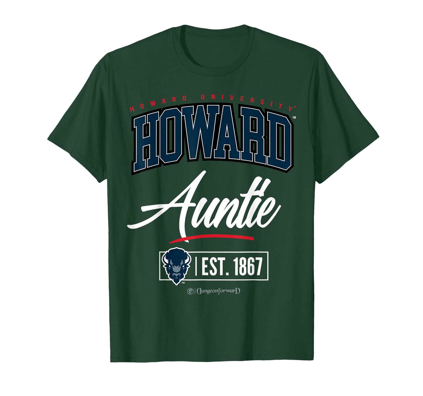 Howard University - HU HBCU Auntie T-Shirt