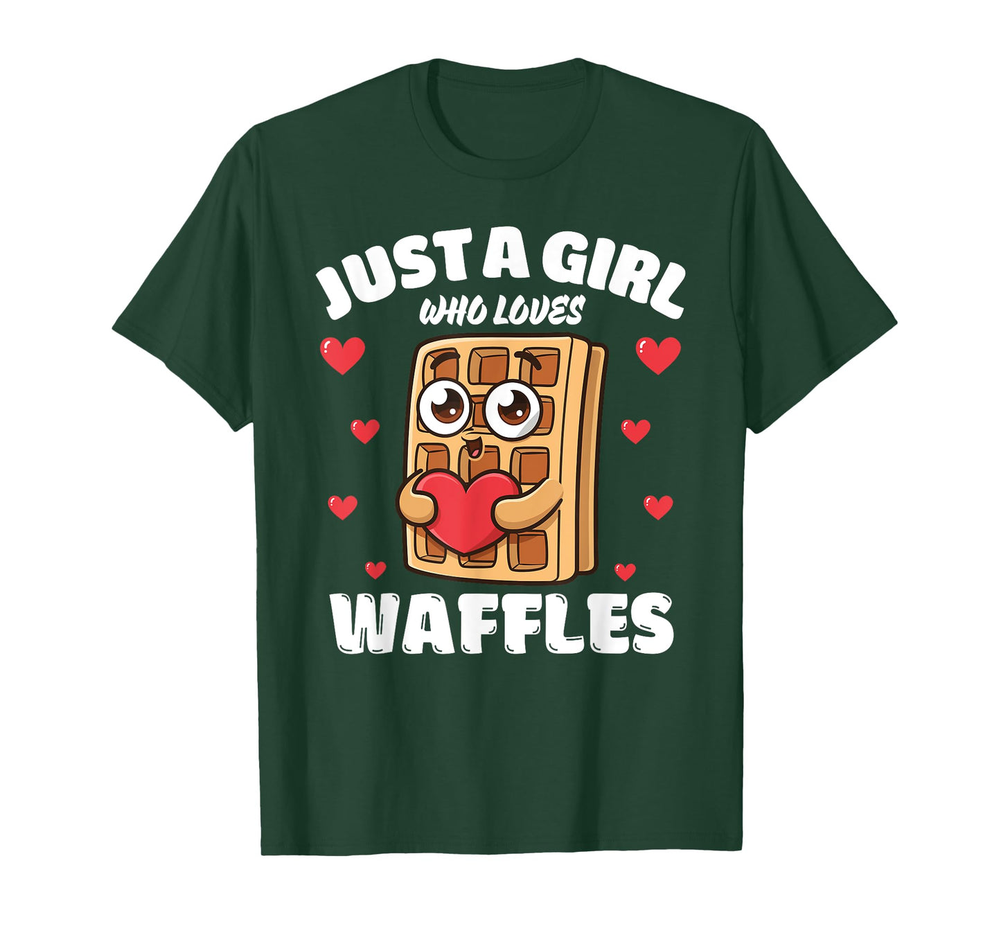 Just A Girl Who Loves Waffles, Waffle Lover T-Shirt