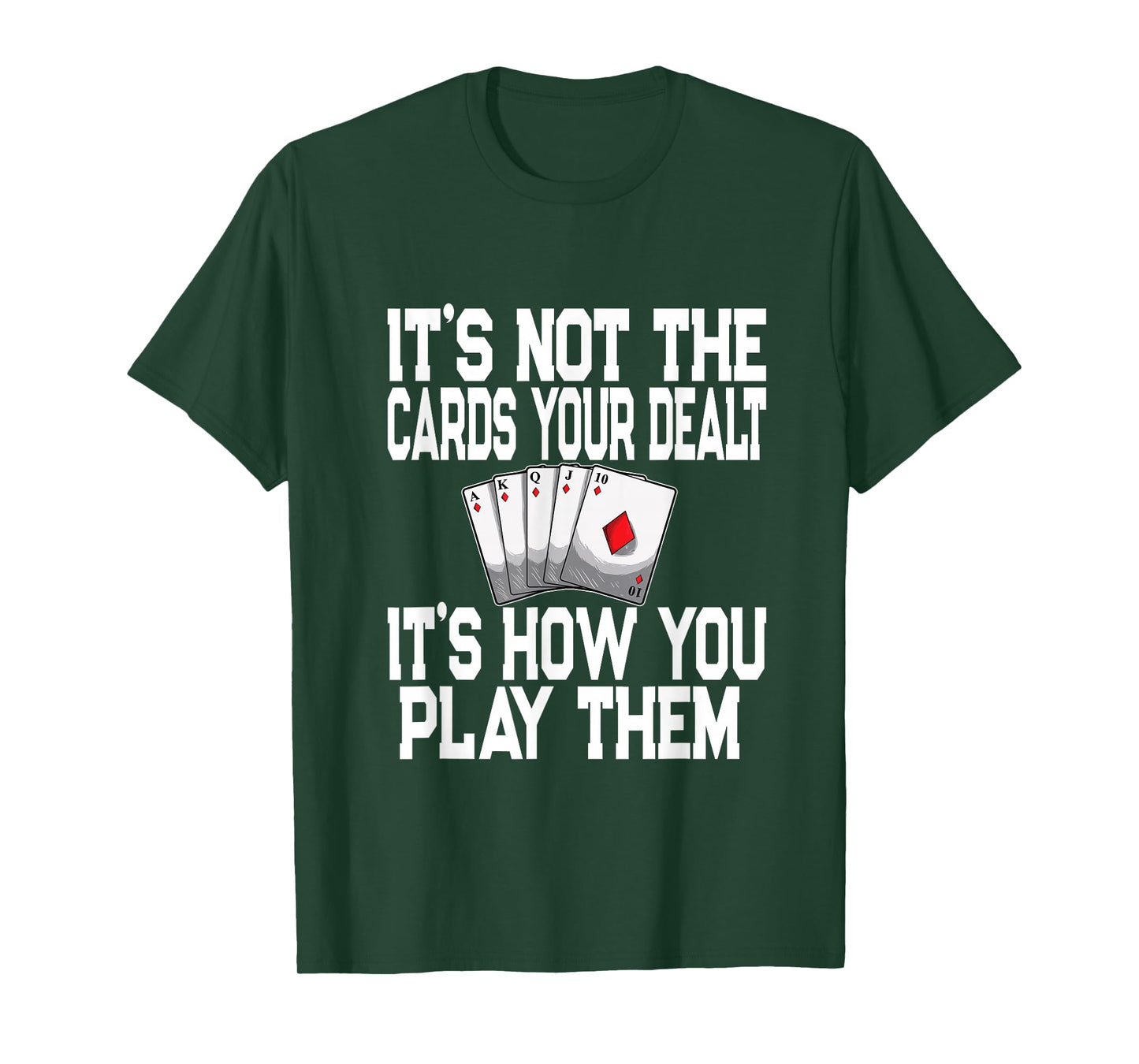 Pinochle Playing Cards Novelty Quote - Poker Card Player T-Shirt