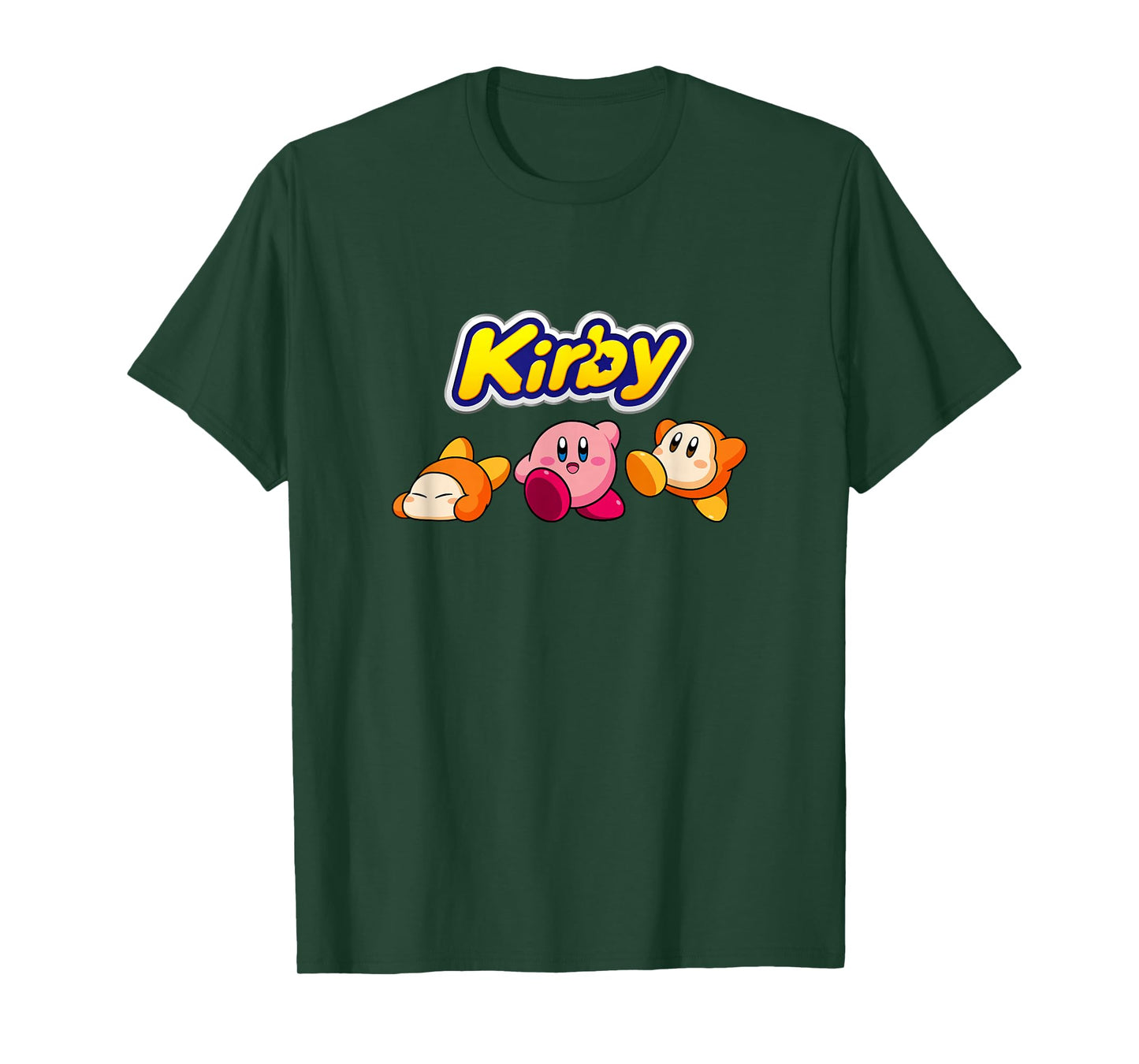 Kirby & Friends Vintage Classic Nintendo Hero Line Up Icons T-Shirt