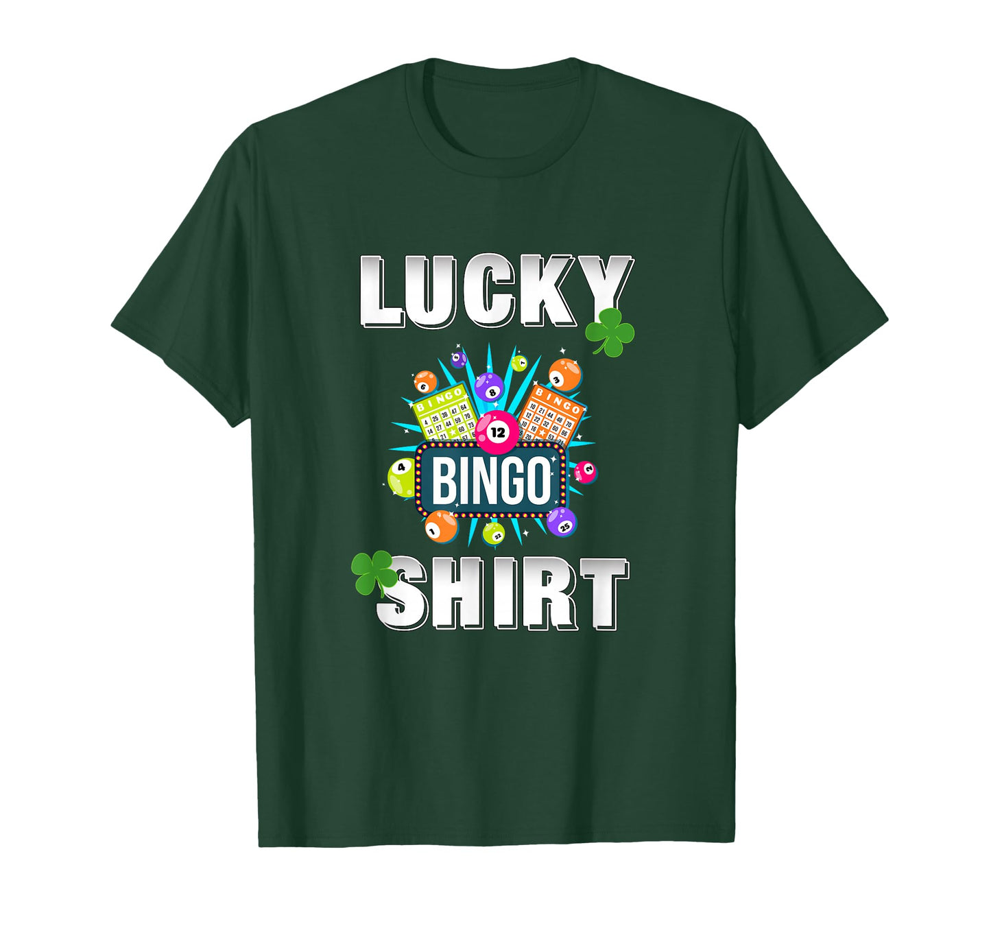 Lucky Bingo, Gambling Fun Bingo Lover T-Shirt, Dk T-Shirt