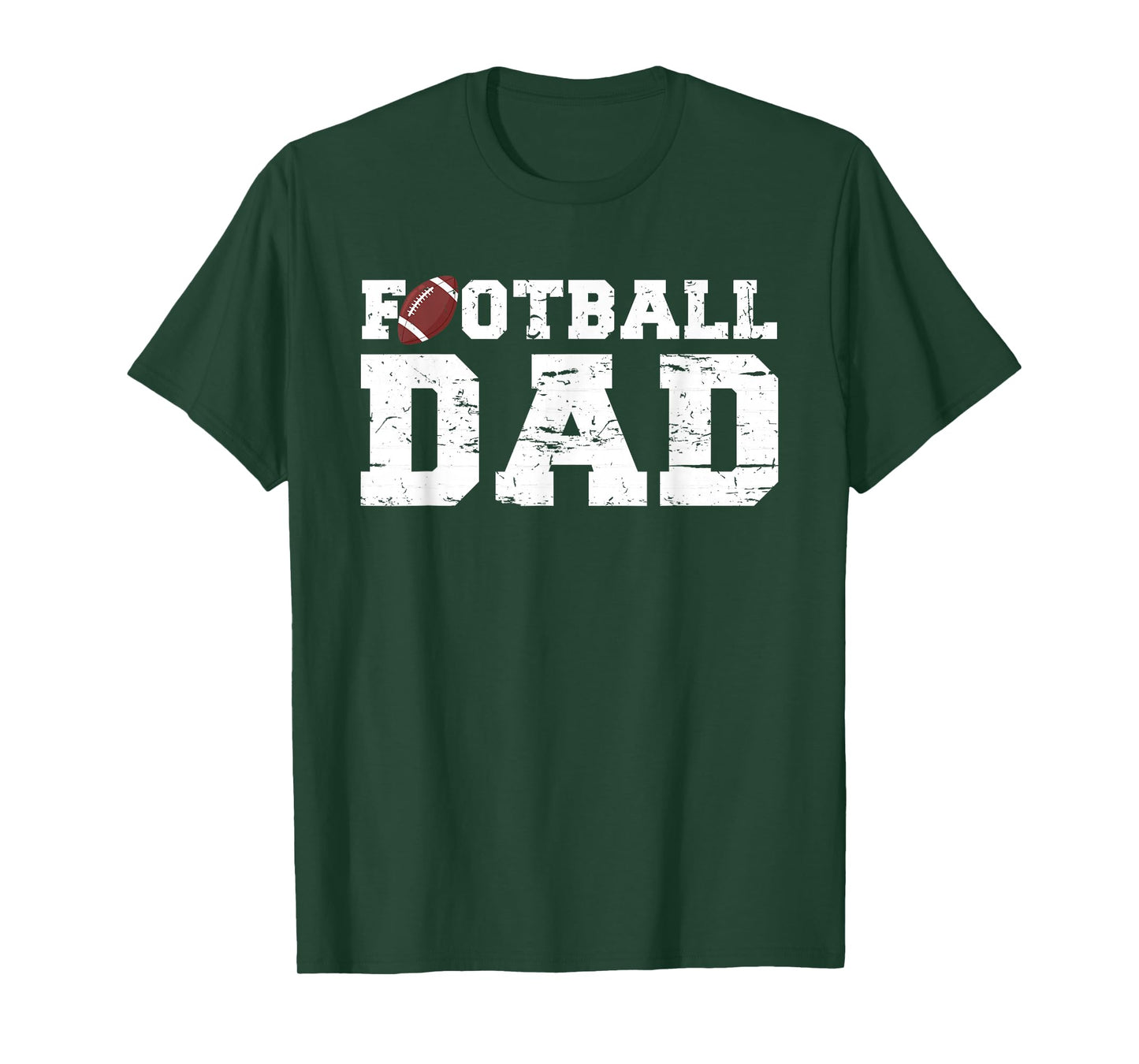 Football Papa Graphic Proud Football Dad T-Shirt