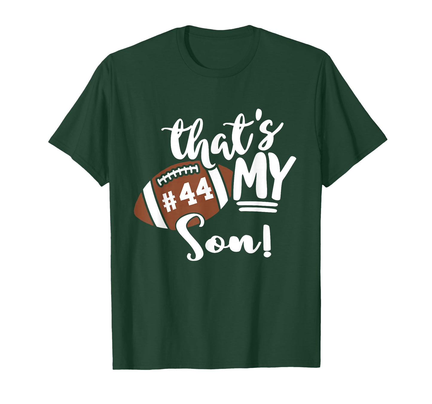 That's My Son Football 44 Jersey Number Vintage Mom Dad T-Shirt