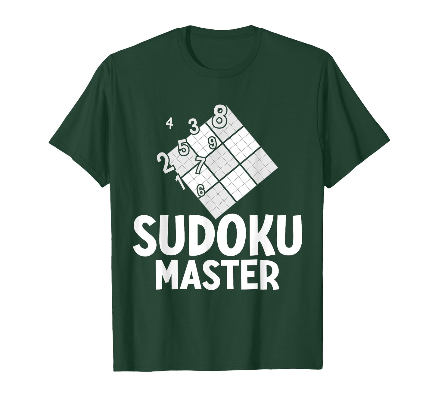 Sudoku Master Funny Tabletop Number Games Quiz Sudoku Lovers T-Shirt