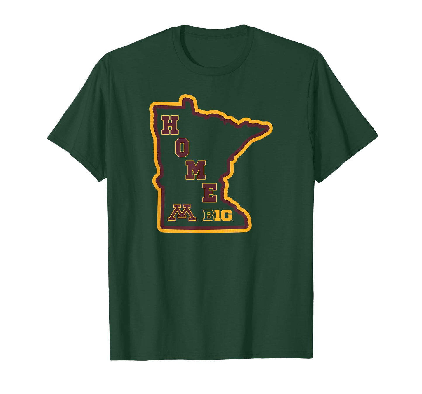 Minnesota Golden Gophers Big 10 Home State T-Shirt
