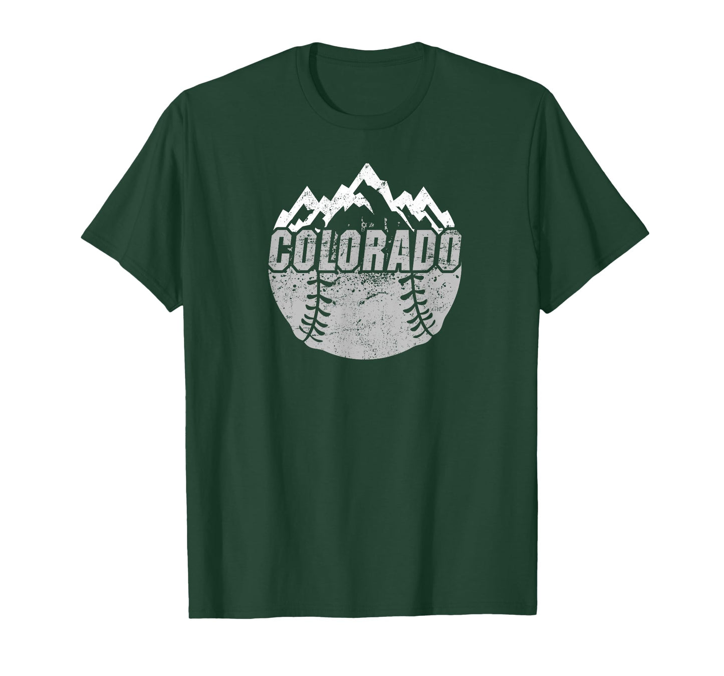 Colorado Baseball Rocky Mountains Design T-Shirt