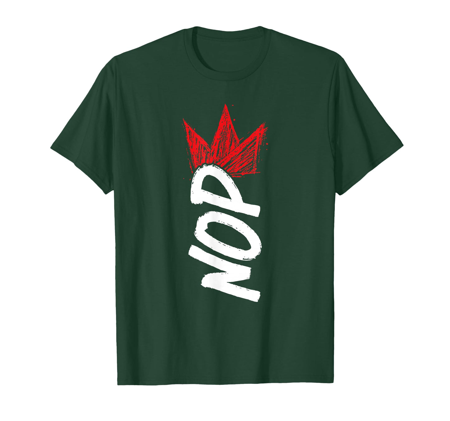 Nope Crown Design Bold Attitude America Pro Democracy T-Shirt