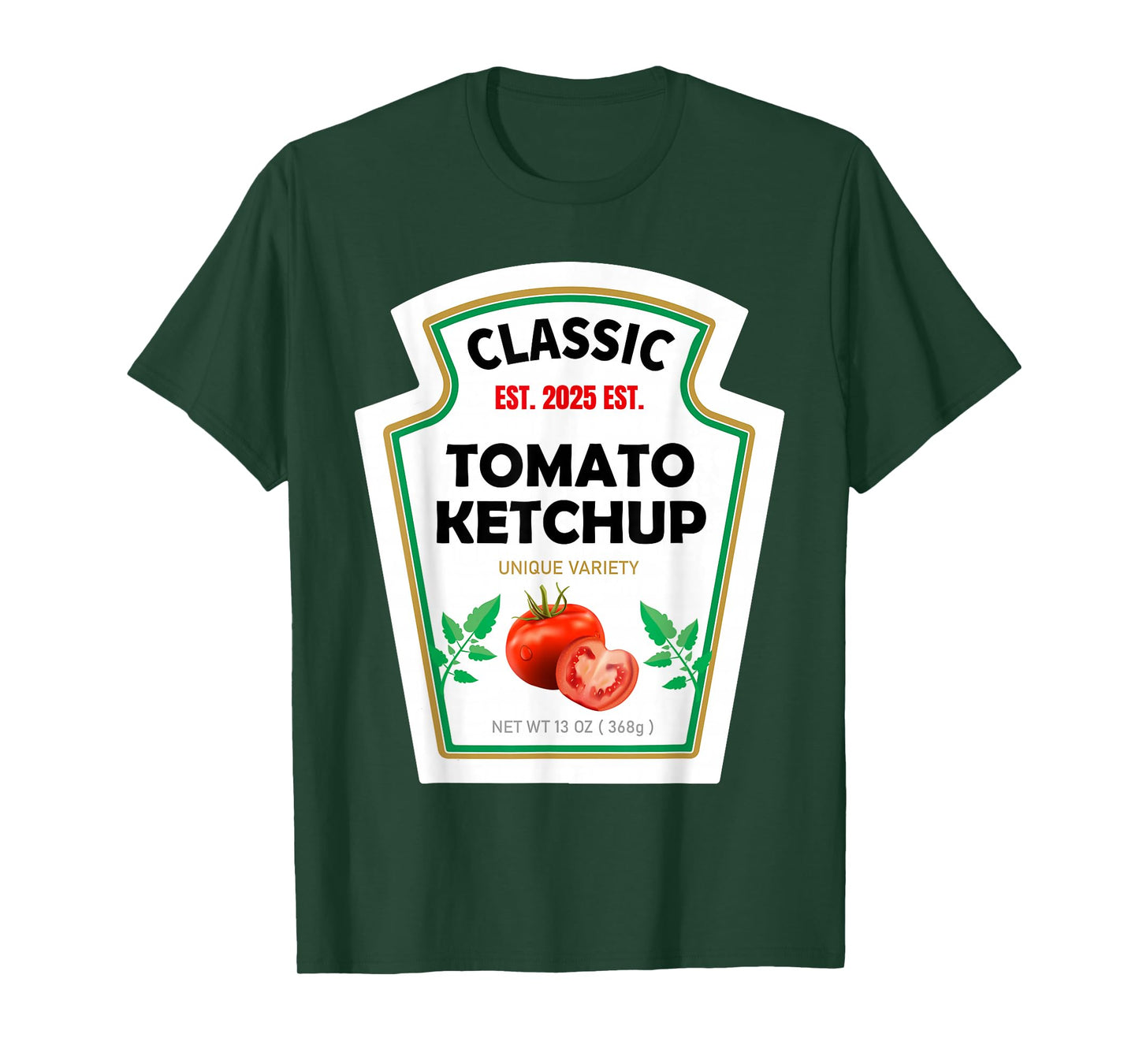 Red Ketchup DIY Costume Matching Couples Groups Halloween T-Shirt