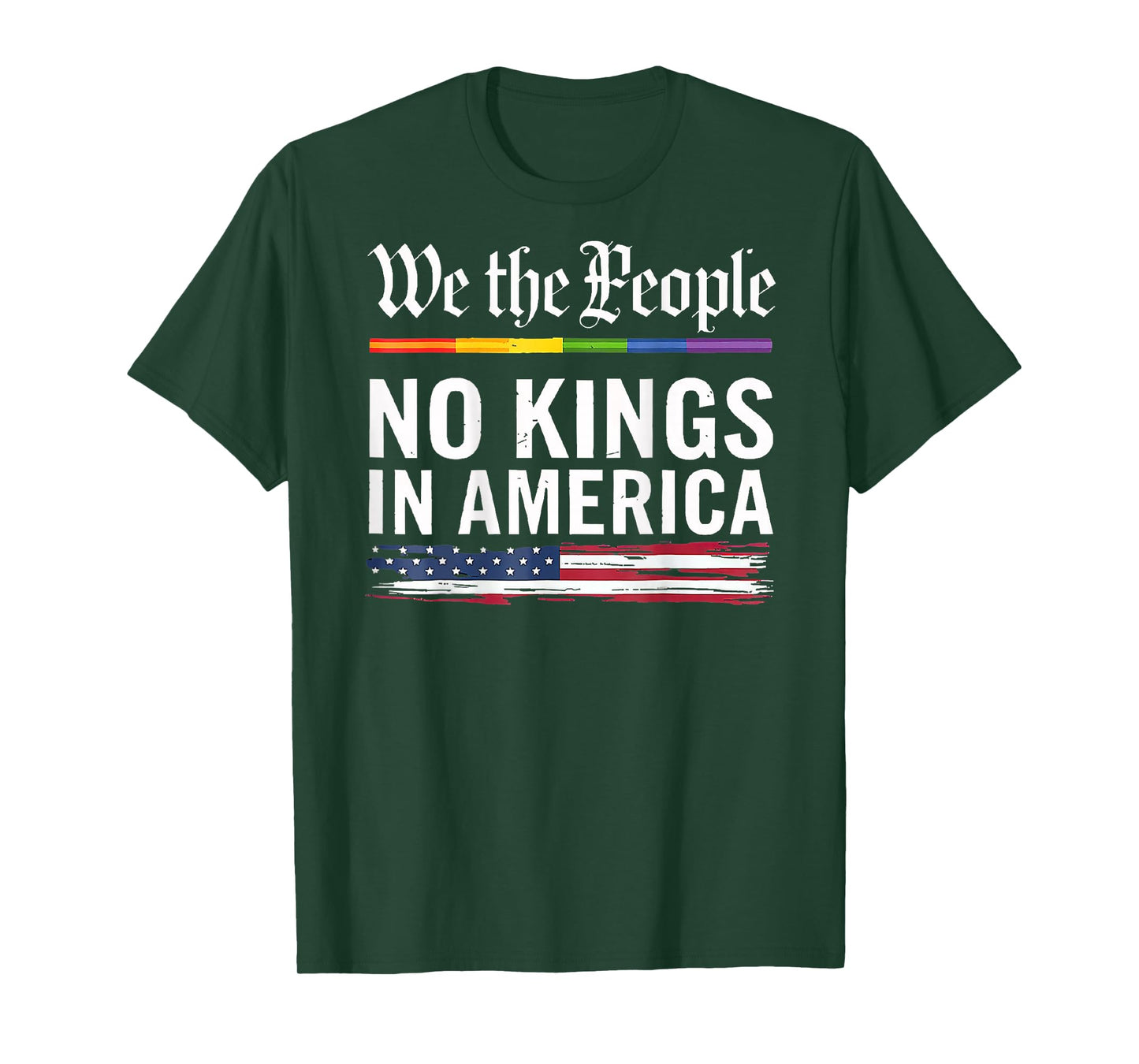 We The People No Kings (On Back) T-Shirt