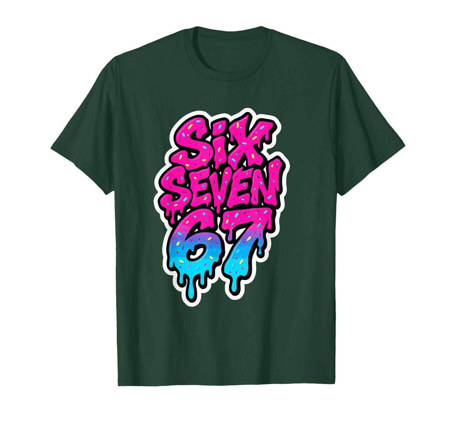 Six Seven 67 Baseball Ice Cream Drip Mason Meme Kids Boys T-Shirt