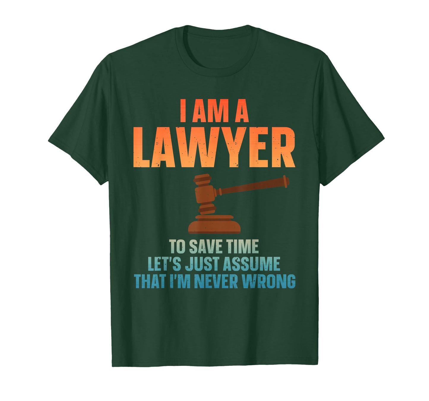 Lawyer Design for Men Women Law Student Attorney Law School T-Shirt