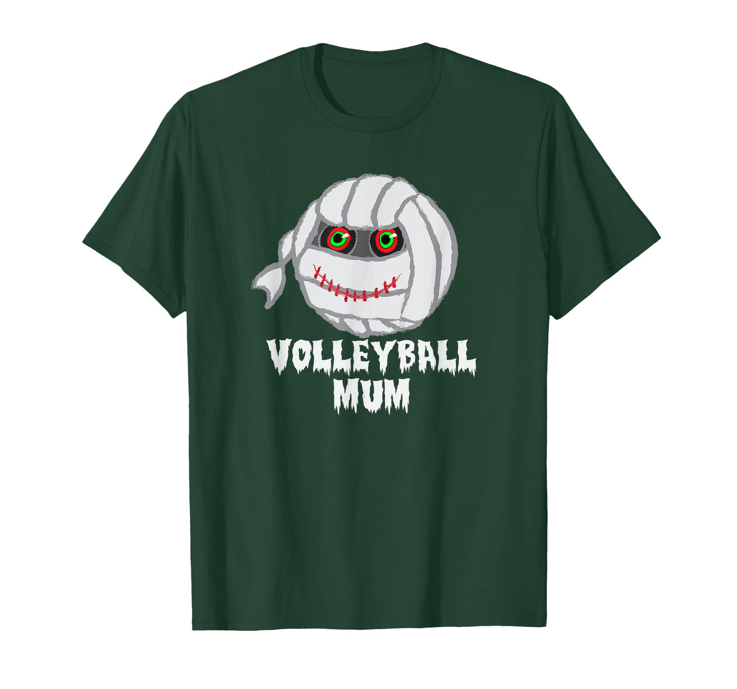 Volleyball Mom Funny Mummy Halloween T-shirt T-Shirt